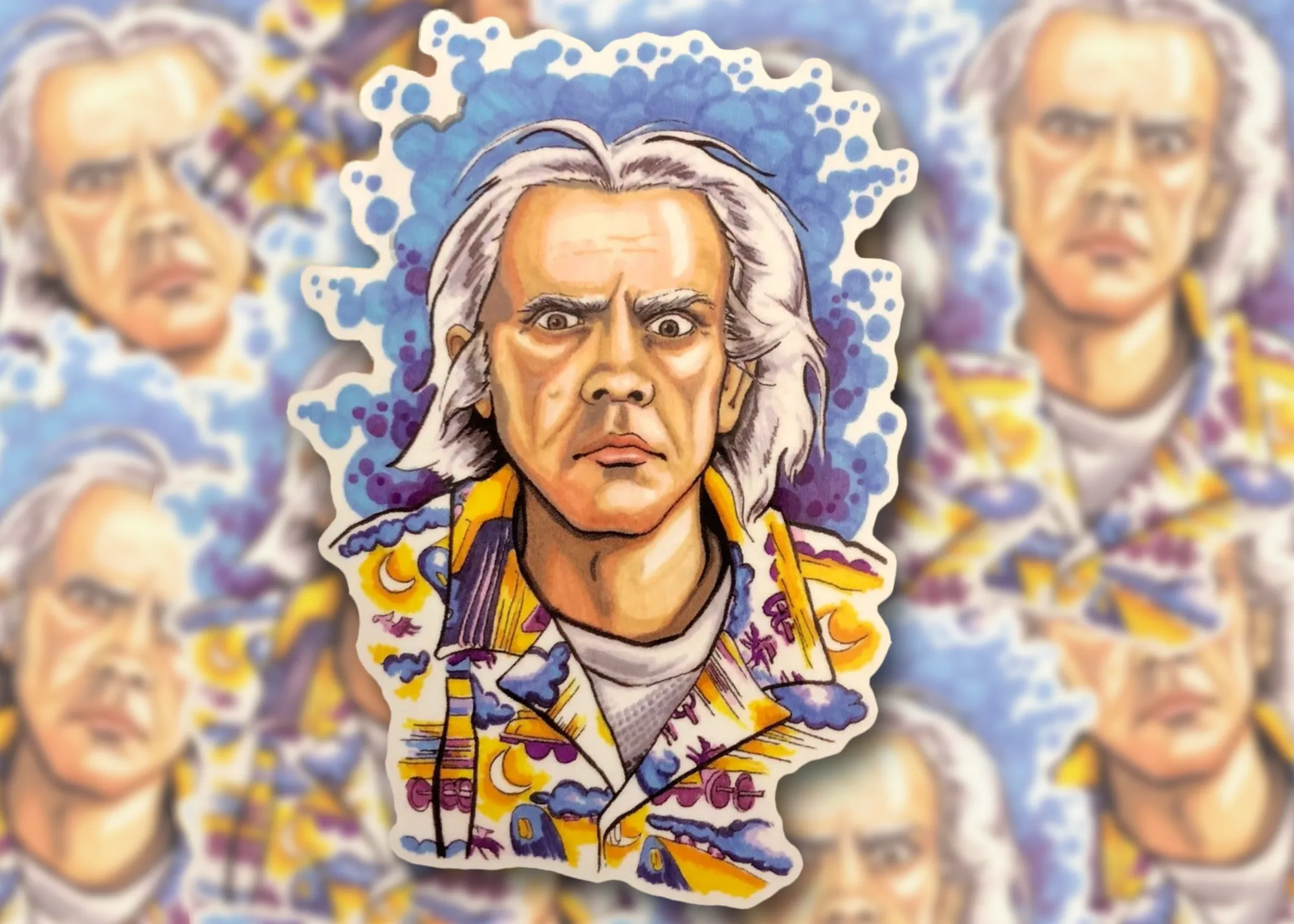 Product image for Doc Brown | Back to the Future | Vinyl Sticker