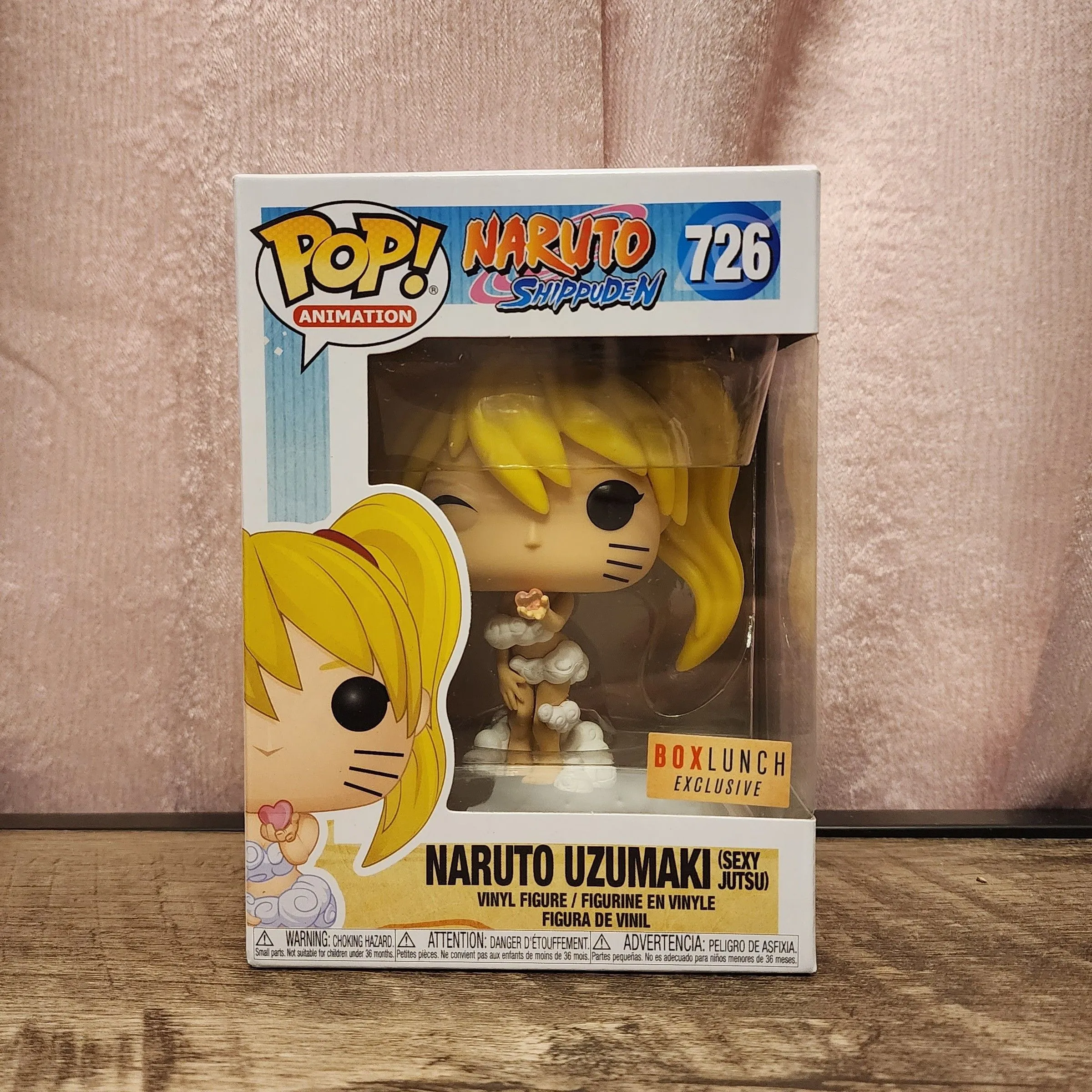 Product image for Funko Pop Naruto Shippuden Naruto Uzumaki Sexy Jutsu Box Lunch Exclusive