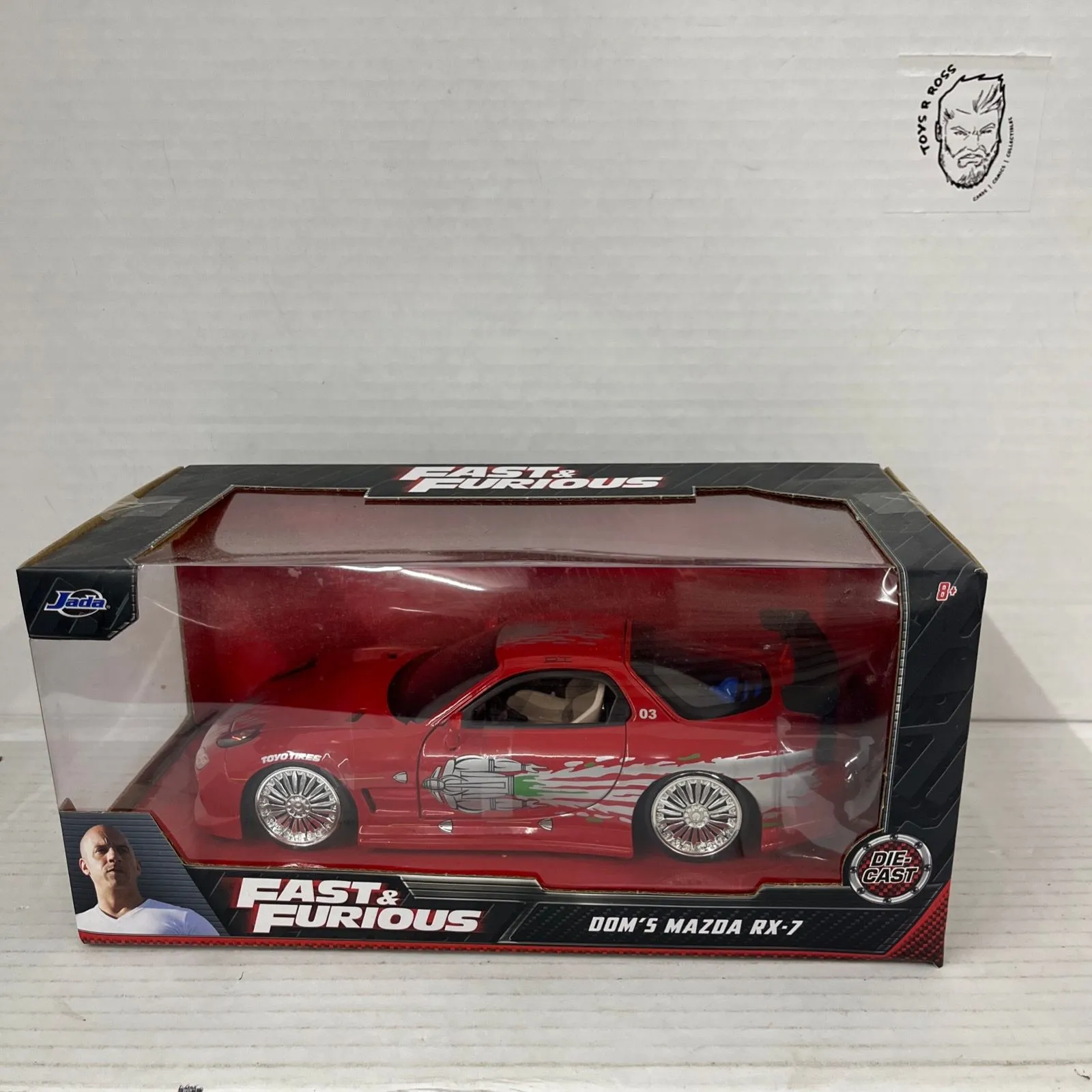 Product image for Jada Toys Fast & Furious: Dom’s Mazda RX-7 1/24 Scale