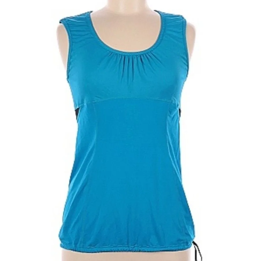 Product image for Lululemon Blue Active Top Size 6

Excellent Condition 

Side Drawstring 

Scoop neckline with Ruched