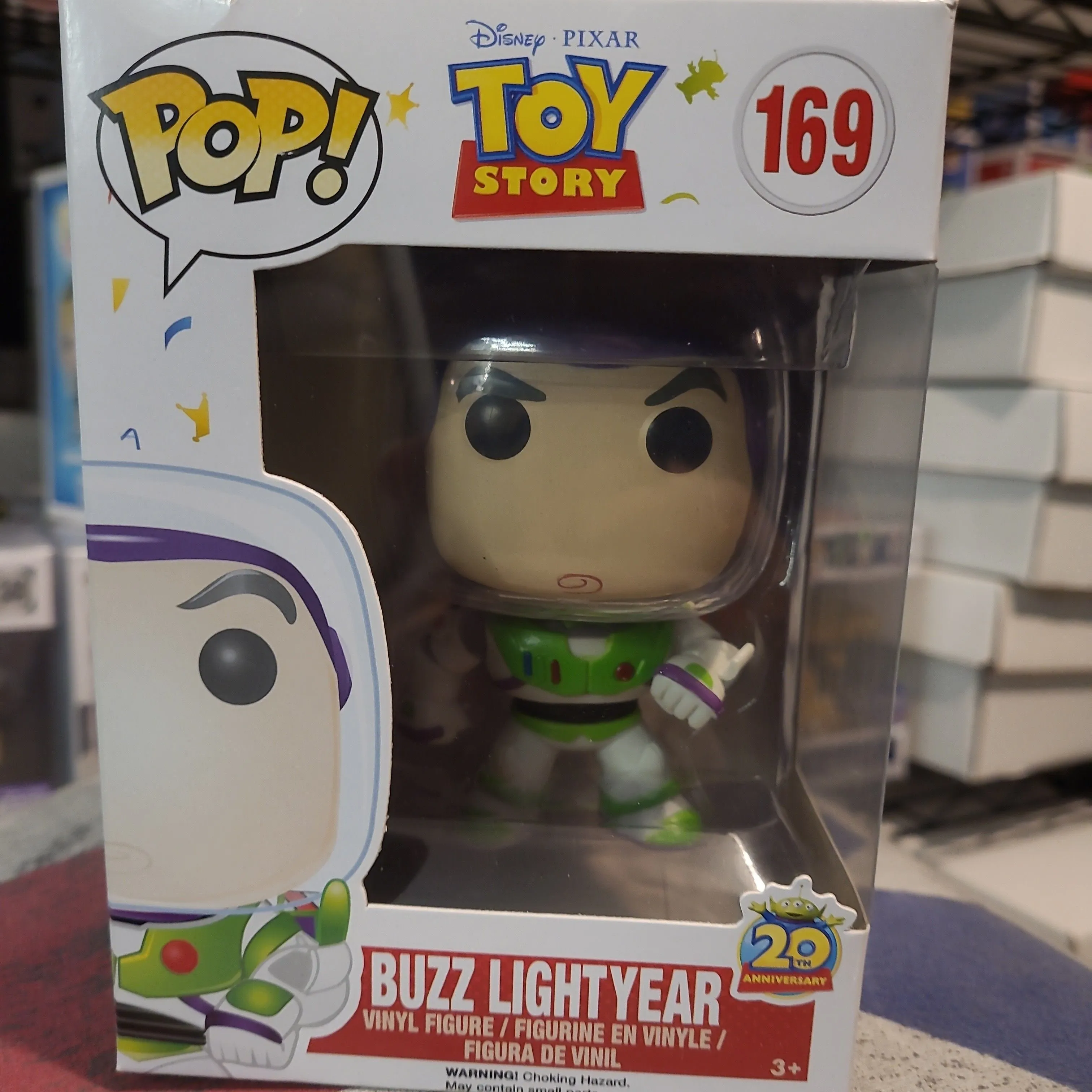Product image for Funko PoP Buzz Lightyear 169 (20th Anniversary)