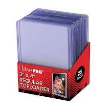 Product image for Ultra Pro 3in X 4in Toploader 25ct - Clear Regular
