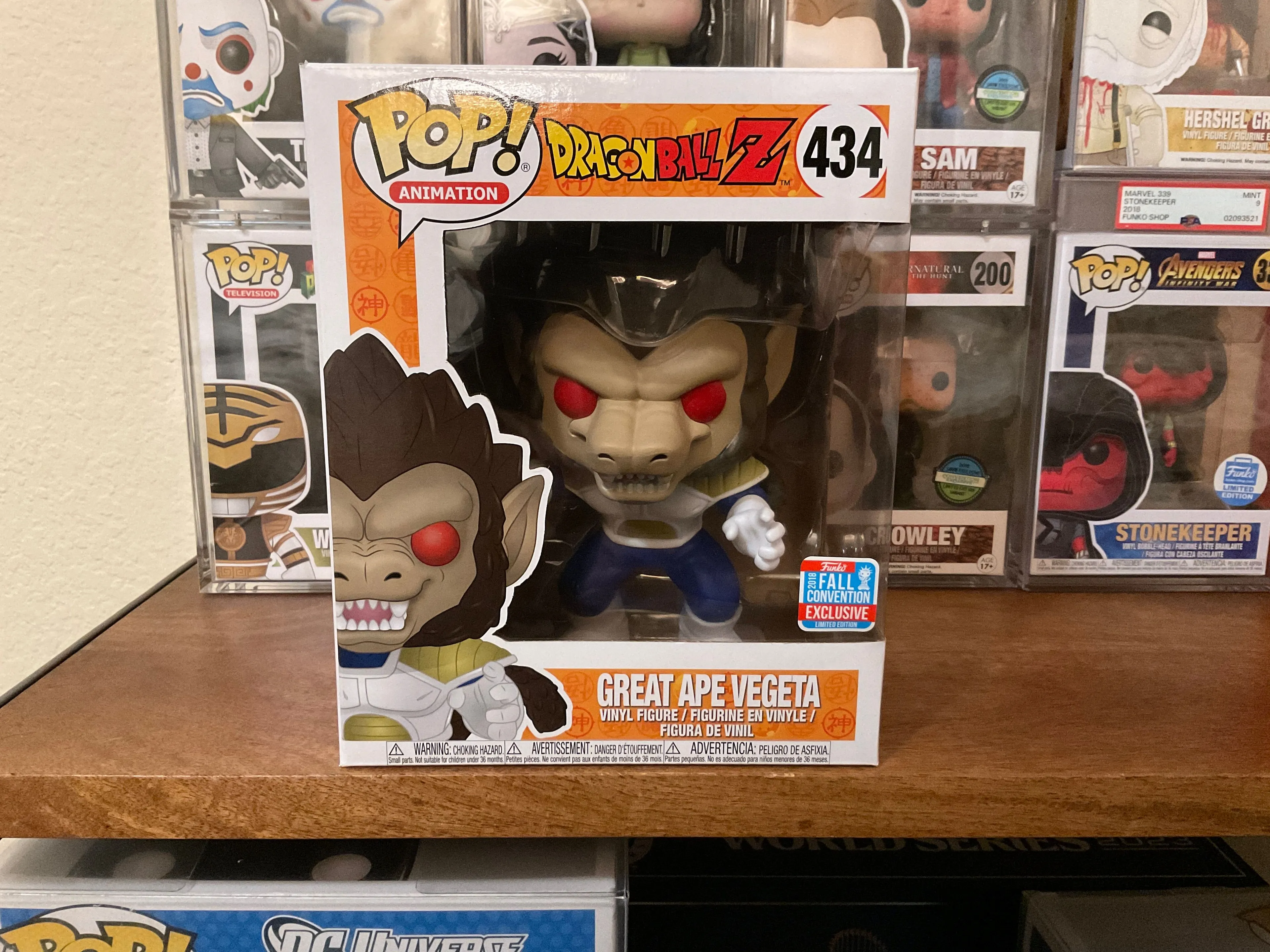 Funko Pop Dragon Ball : Great Ape Vegeta 434 – Convention Fall 2018 – Vinyle De Collection