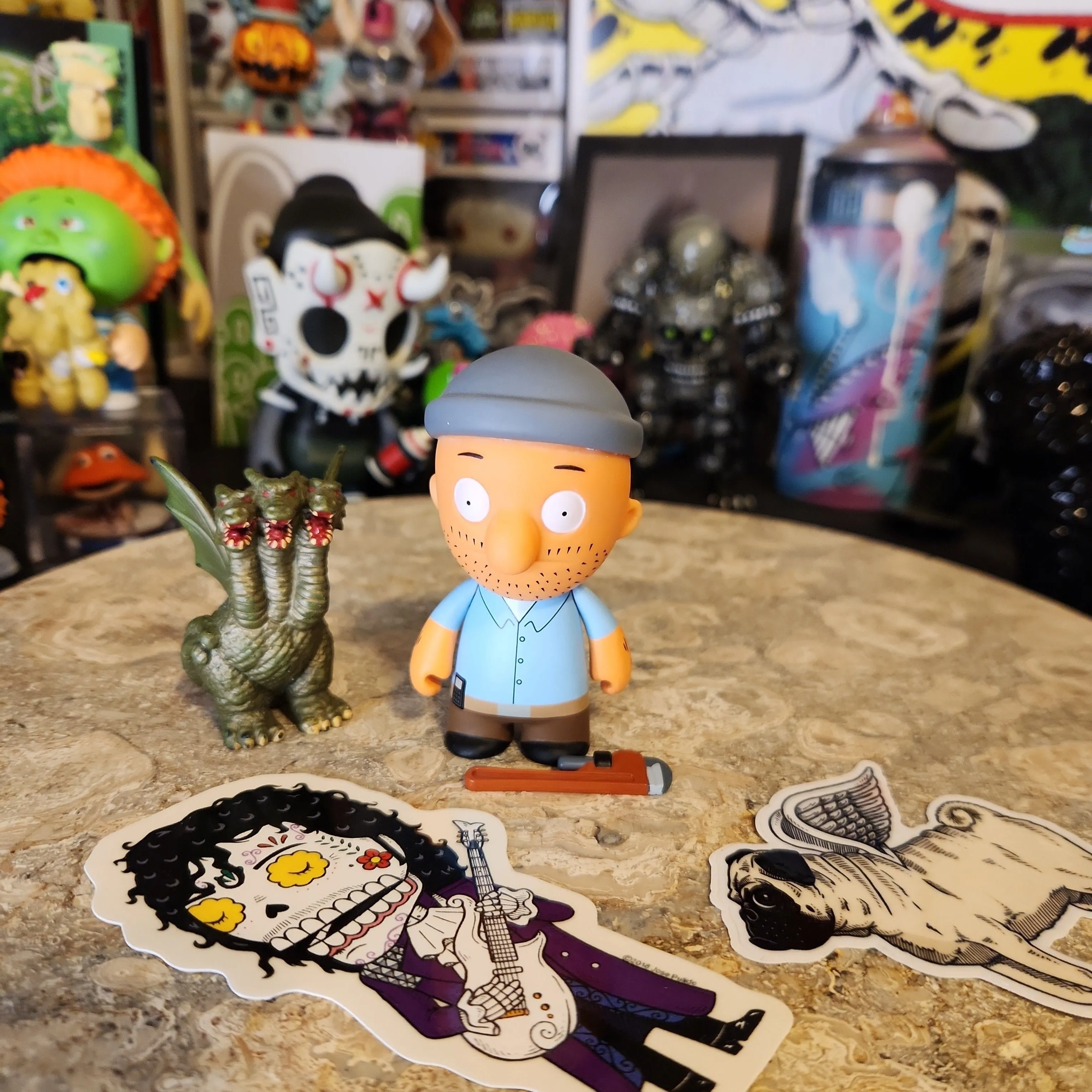 Product image for Animation - Teddy with wrench from Kidrobot X Bobs Burgers Series 1