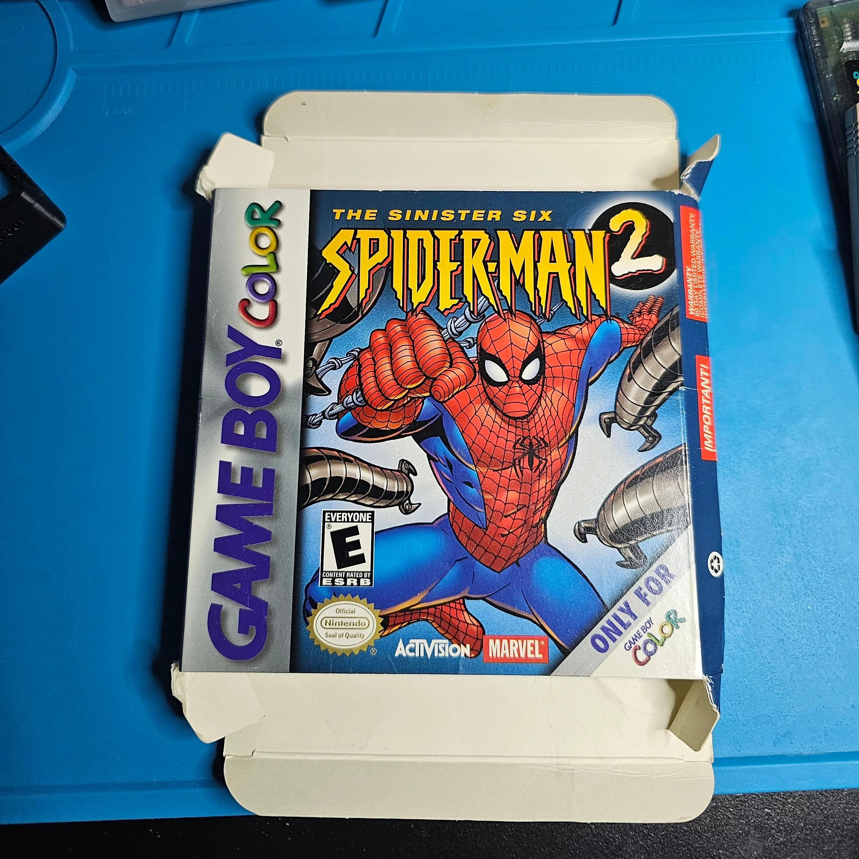 Product image for Spider-Man 2 The Sinister Six (Box Only) GBC