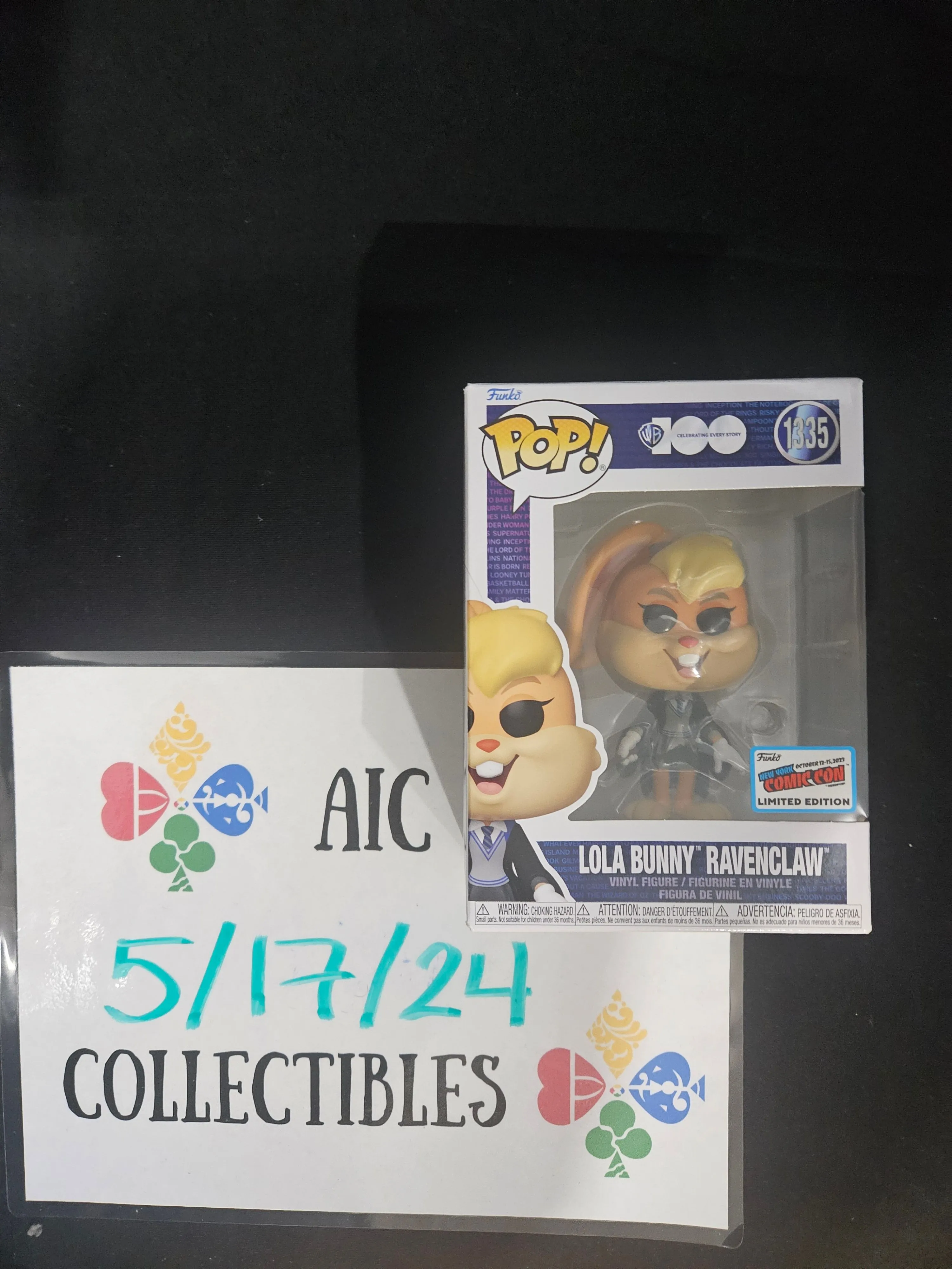 Product image for Funko Pop! Vinyl: Looney Tunes - Lola Bunny Ravenclaw NYCC (Con Sticker) #1335