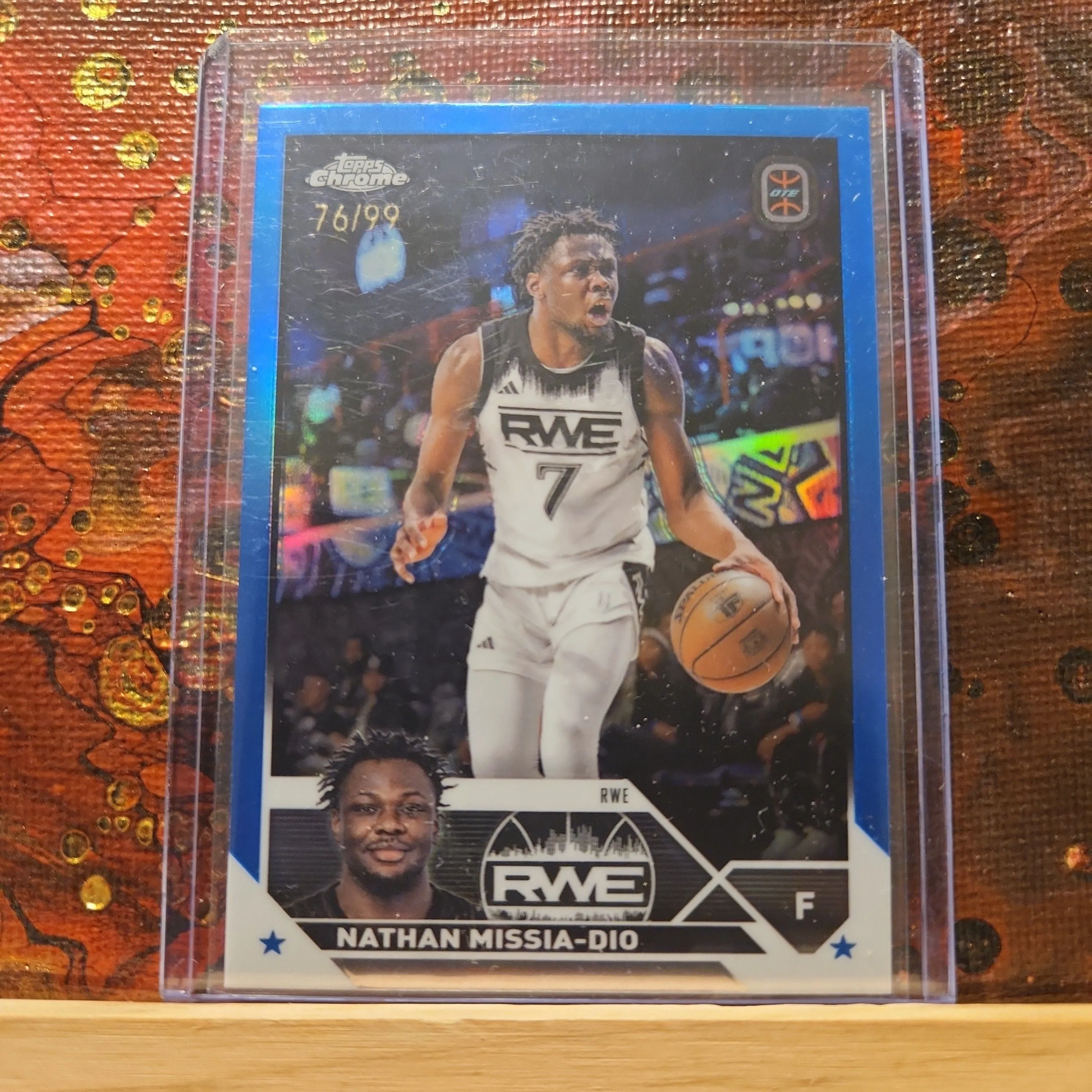 Product image for 2023-24 Topps Chrome OTE Nathan Missia-Dio 76/99