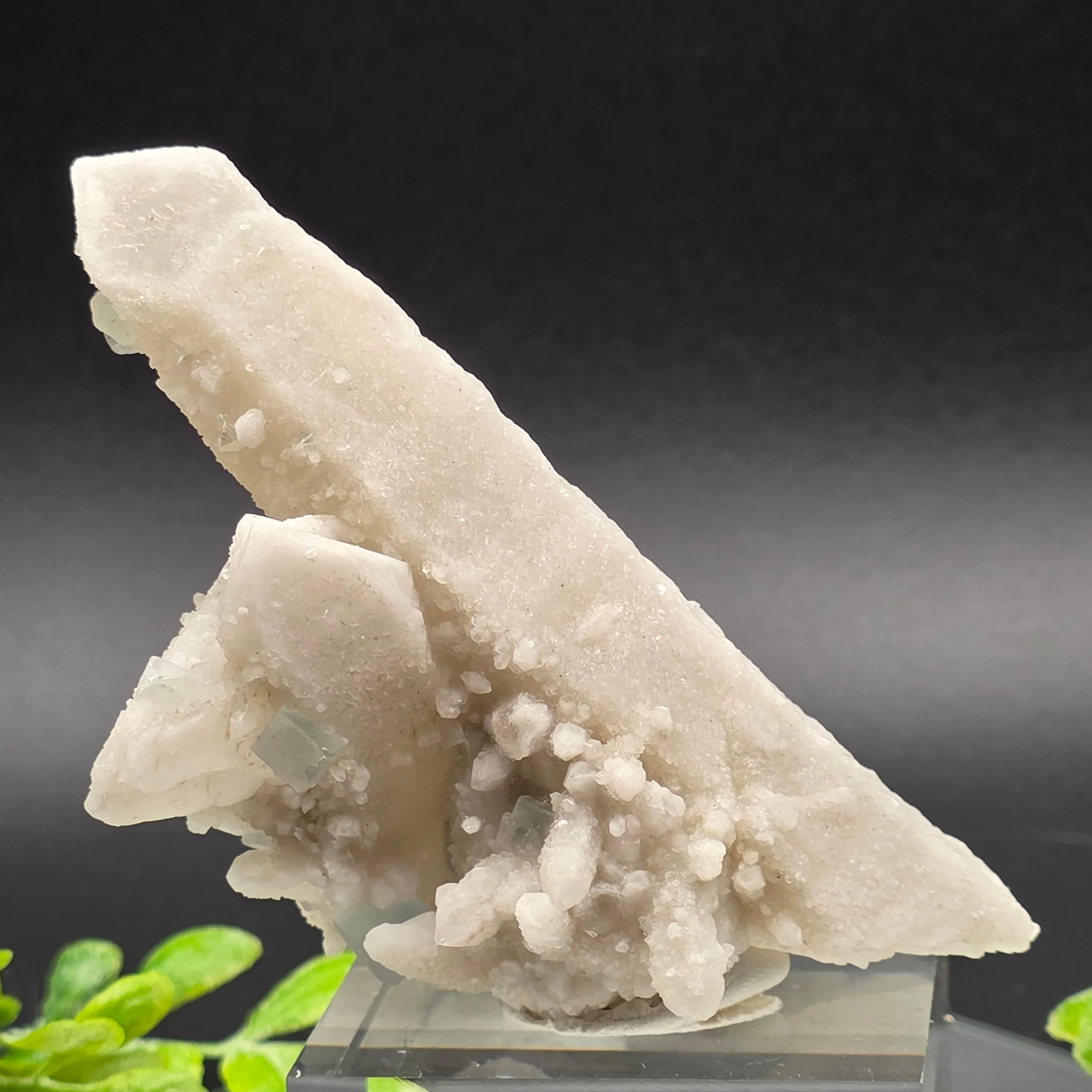 Product image for #514 Candle Quartz with Fluorite Inner Mongolia 