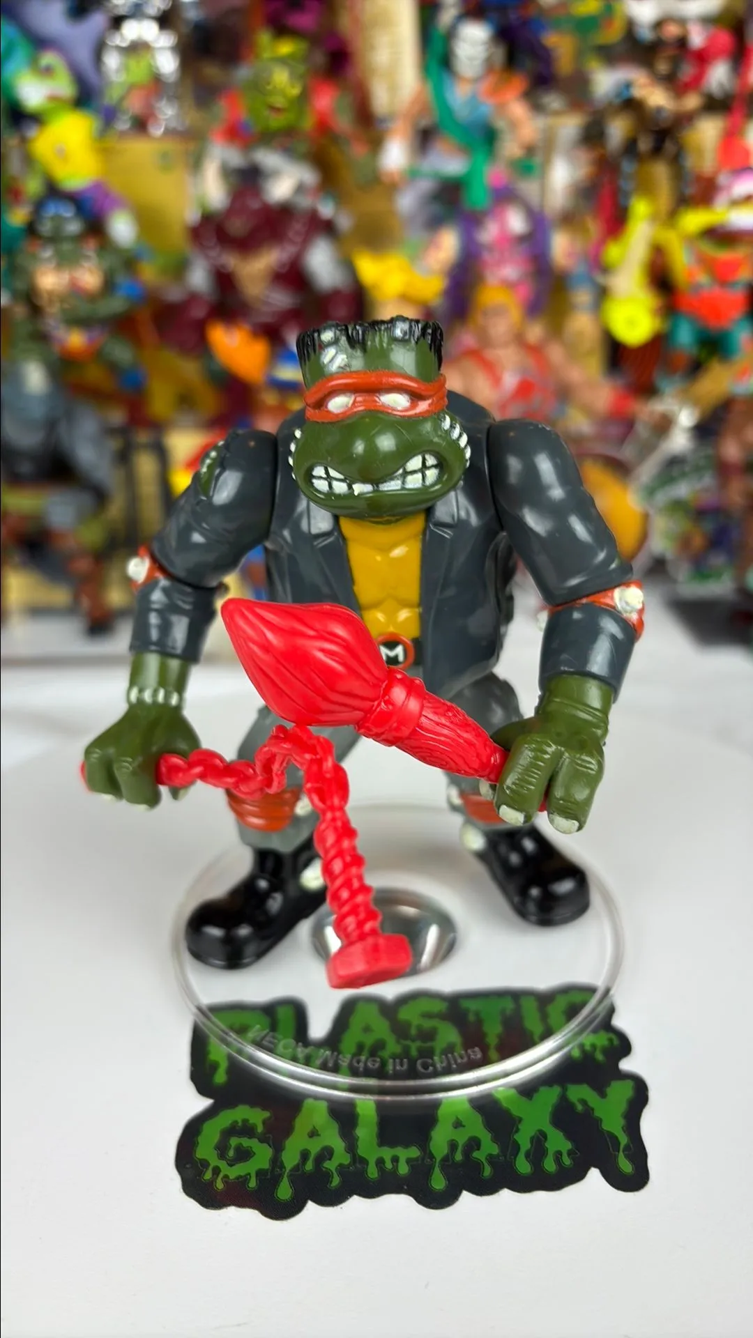 Product image for TMNT 1993 Frankenstien Mike W/ 2 Accessories