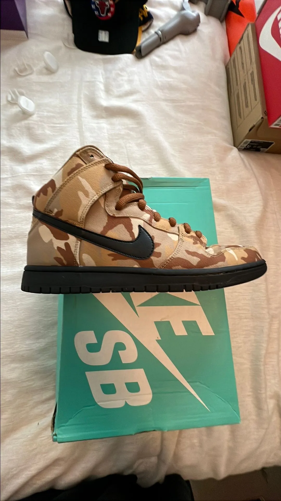 Product image for Nike SB Dunk High Camo men's 10