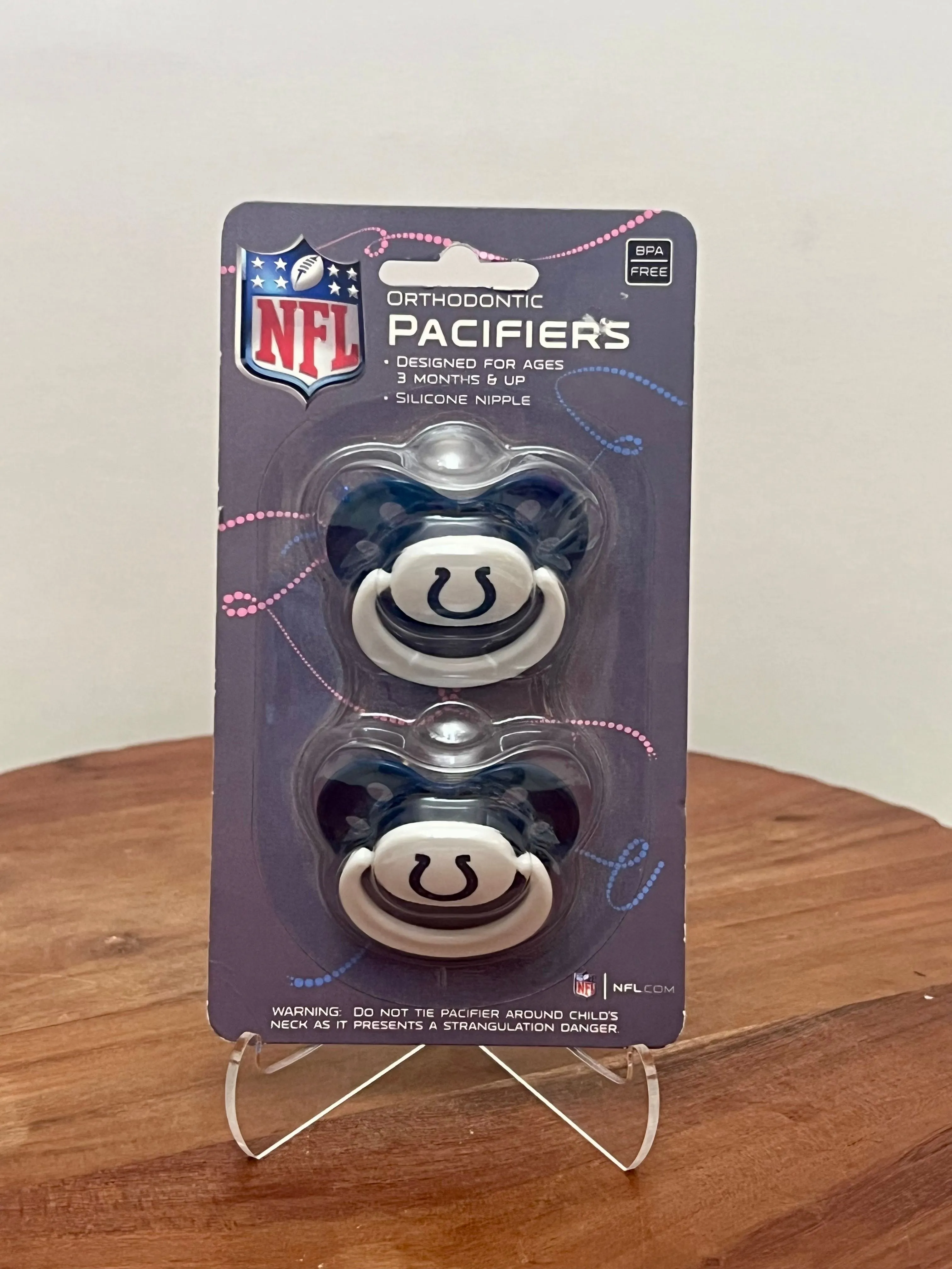 Product image for NFL Indianapolis Colts Pacifier Set of 2