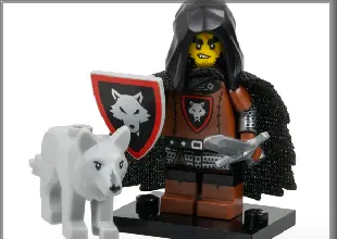 Product image for Wolfpack Beastmaster, Series 27 (Complete Set with Stand and Accessories) : Minifigure col27-2