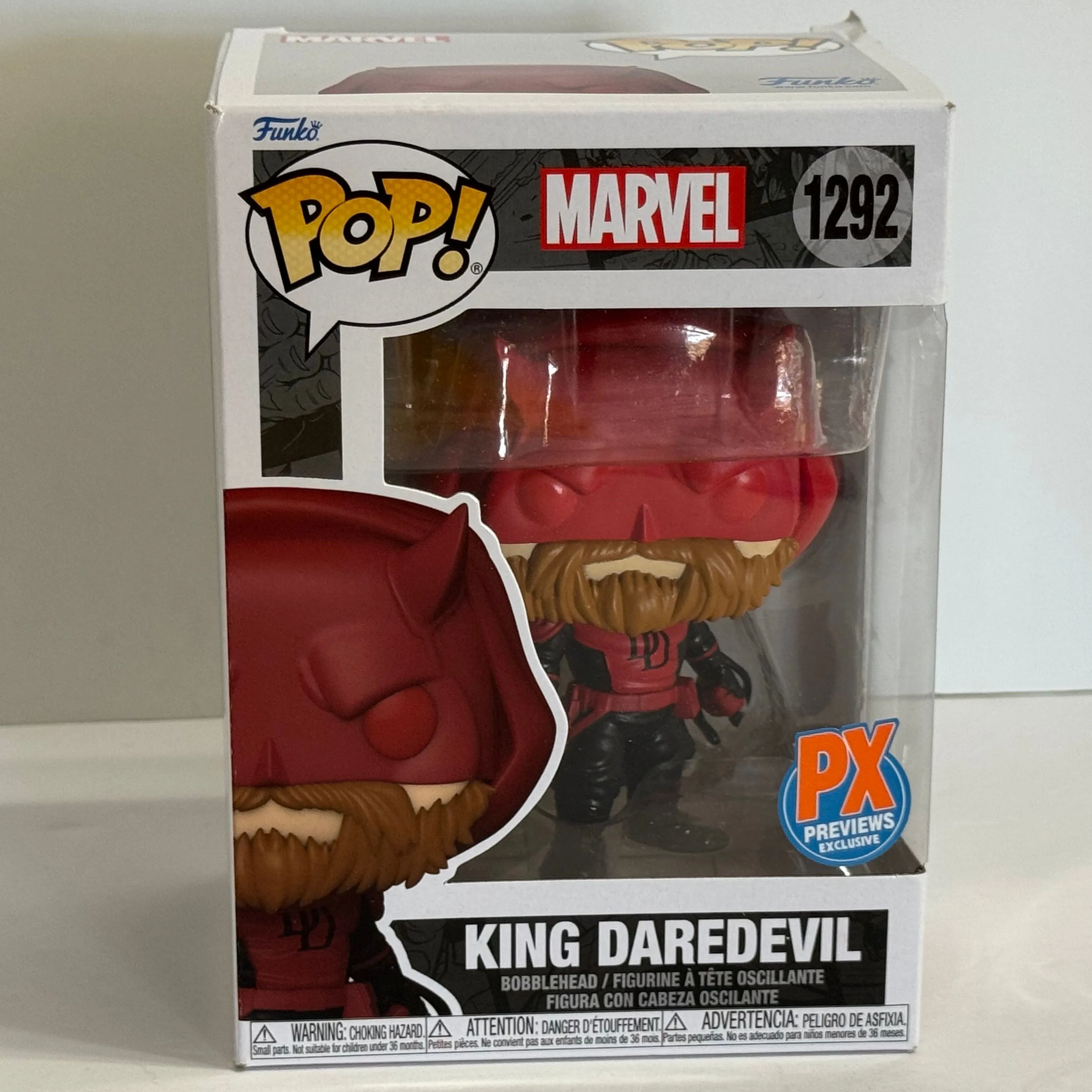 Product image for 1292 King Daredevil Vaulted Funko Pop PX Exclusive Marvel NIB