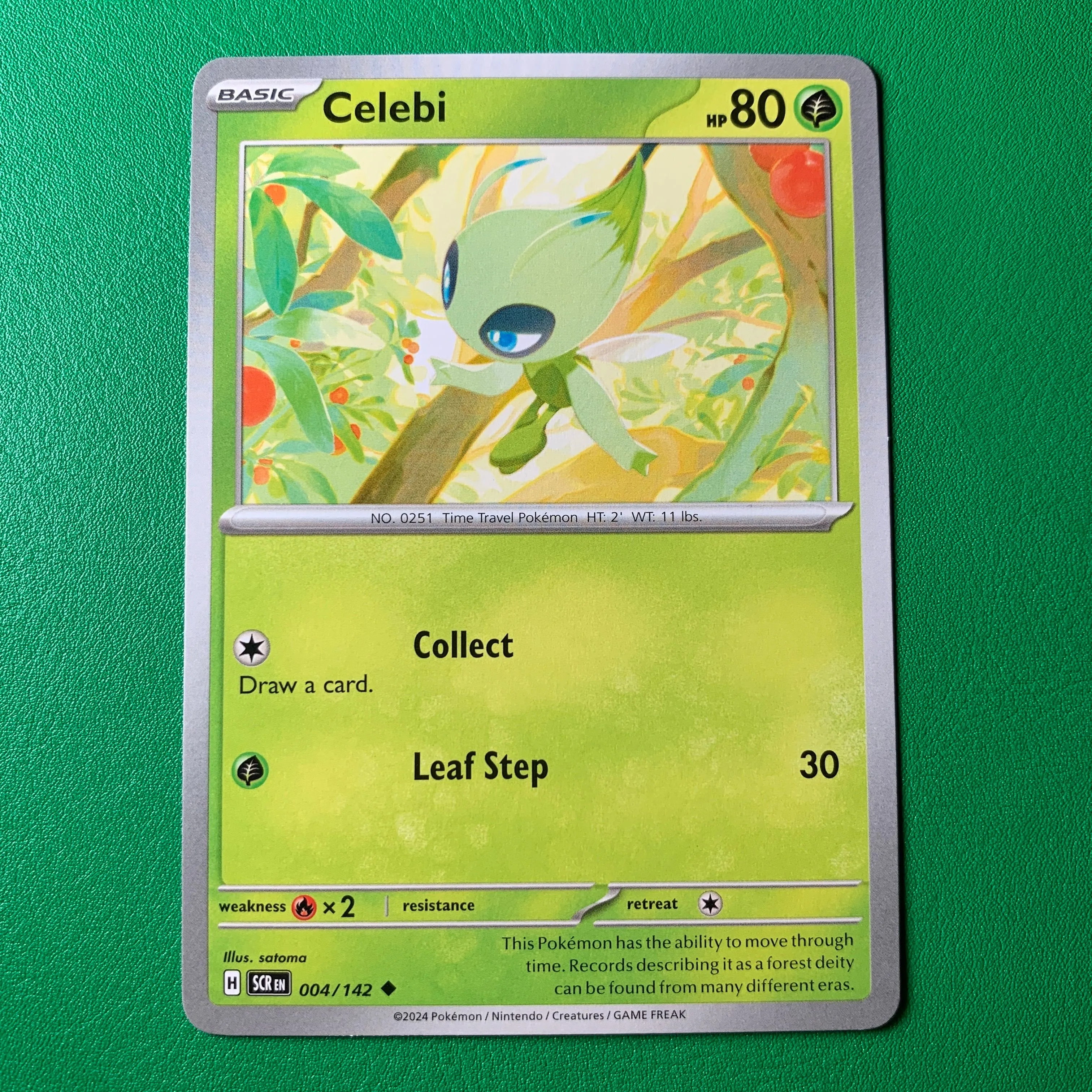 pokemon azumarill card Pokemon Card Celebi (Holographic)