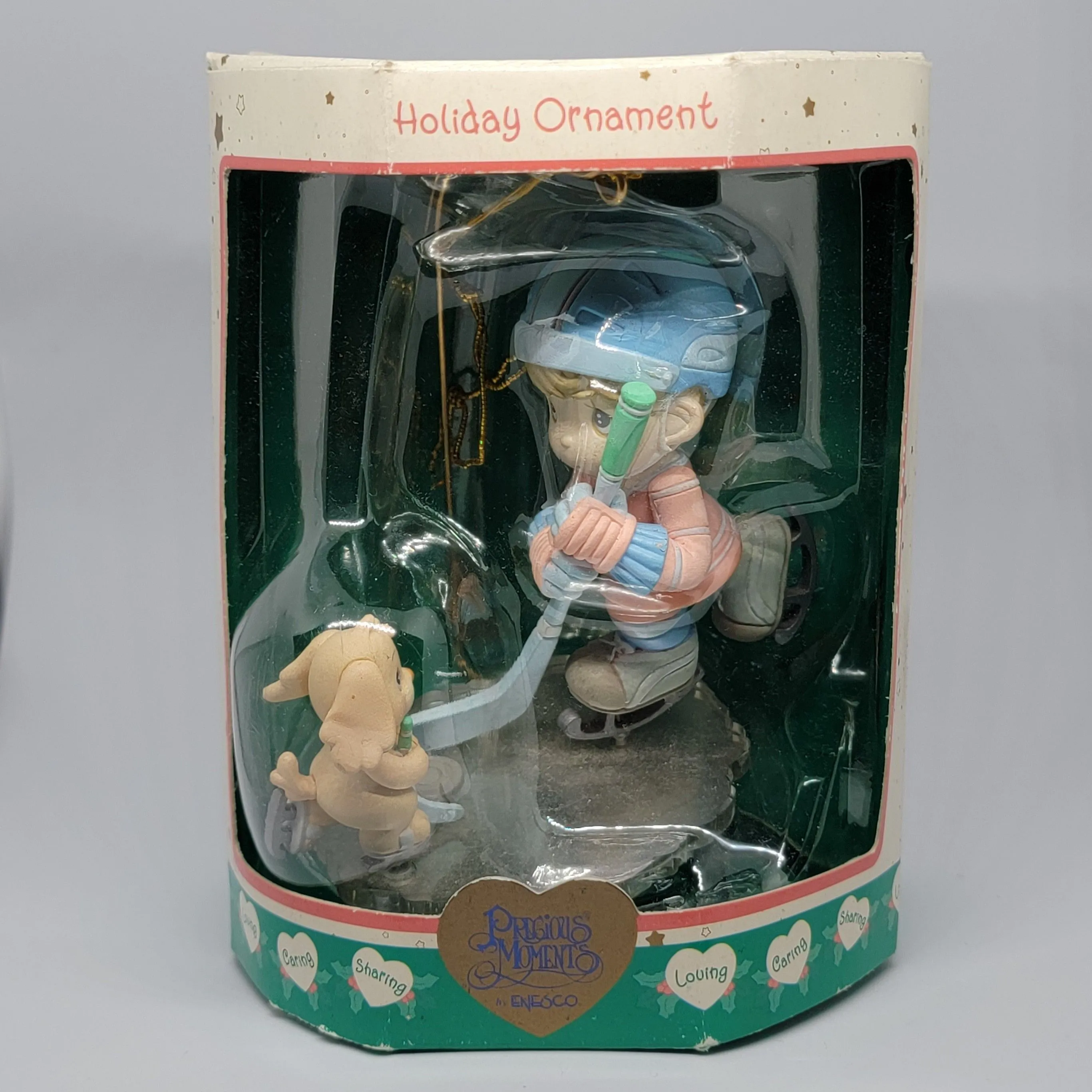 Product image for Boy Ice Skating With Dog • Precious Moments © 2000