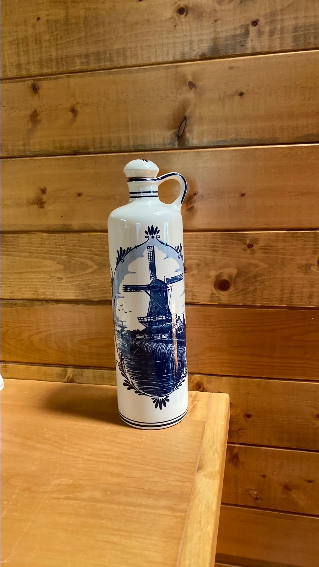 Product image for Vintage BOLS Delft Blue Holland Decanter