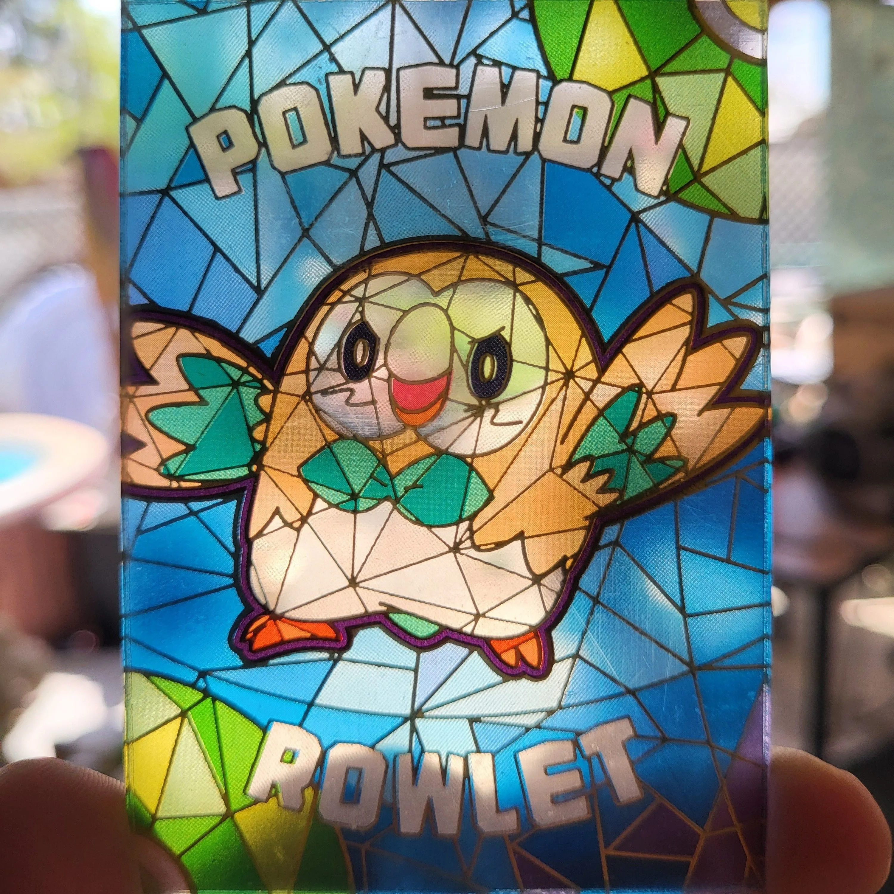 Pokemon Eif Origin Rowlet Stained Glass Acrylic Card New  Whatnot: Shop,  Sell, Connect