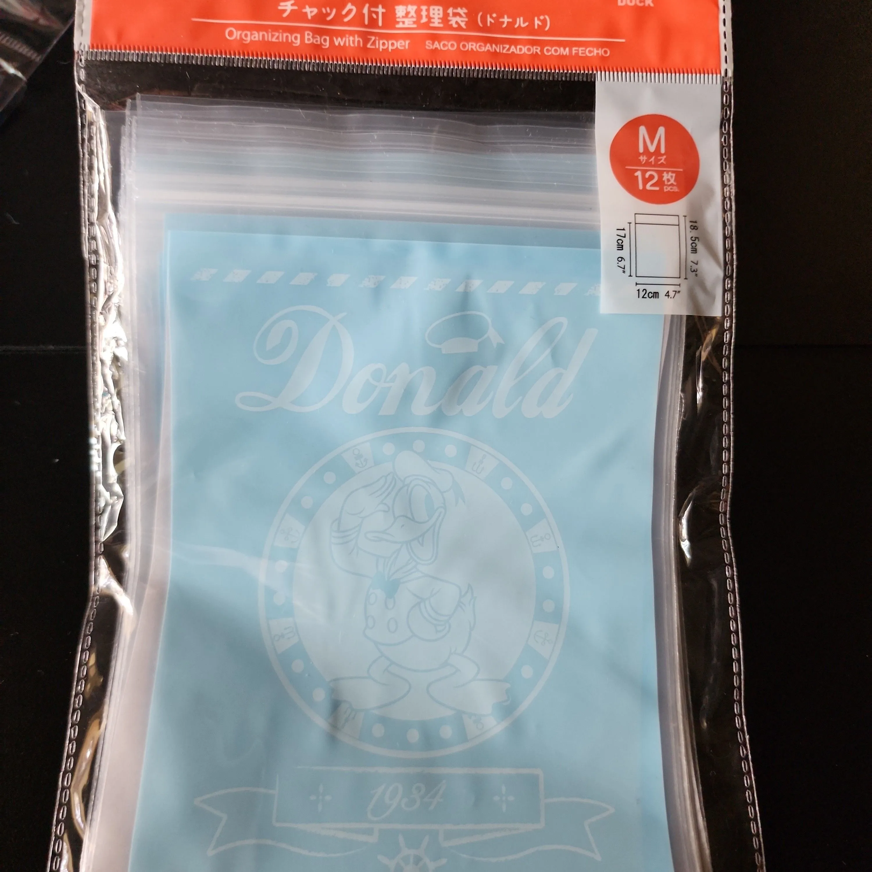 Product image for Donald Duck Zipper Nahs