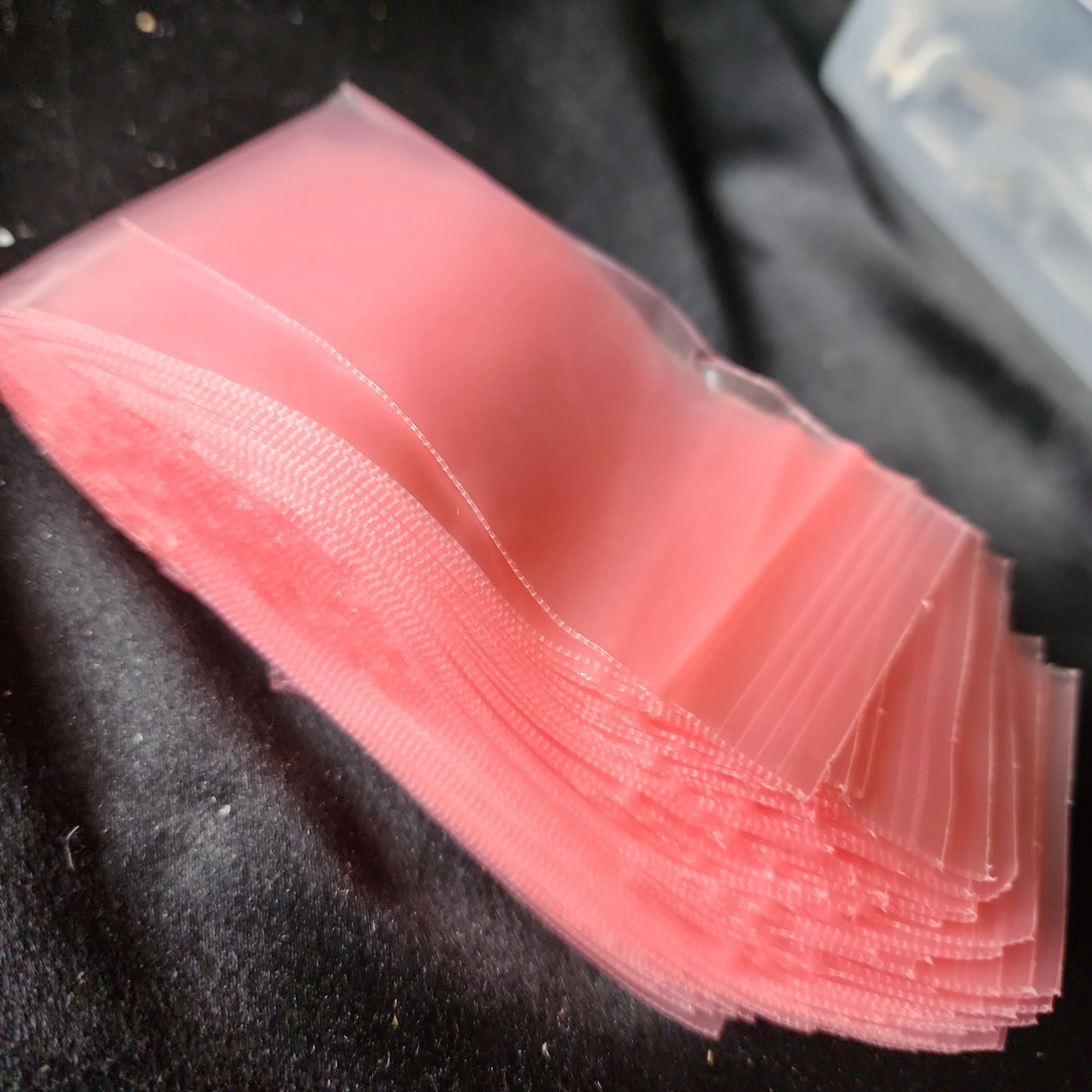 Product image for Misc #08A: Transparent Pink Uline Anti-Static Reclisable Bags, packs of 100