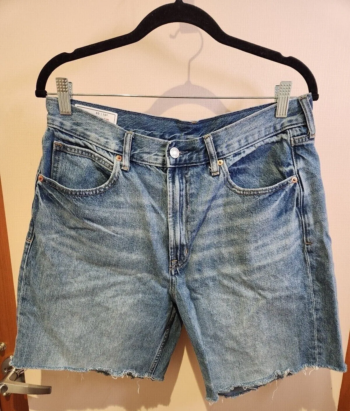 Product image for GAP Barrel Jean High Rise Shorts Women's Size 30