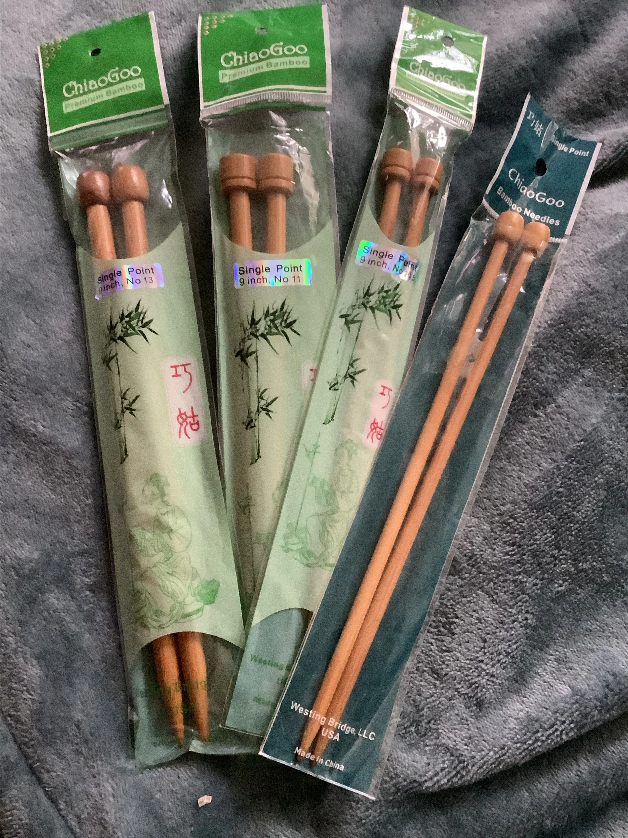 Product image for ChiaGoo Premium Bamboo Needles