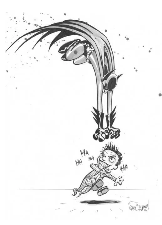 Product image for P Art Print | Calvin & Hobbs Batman & Joker
