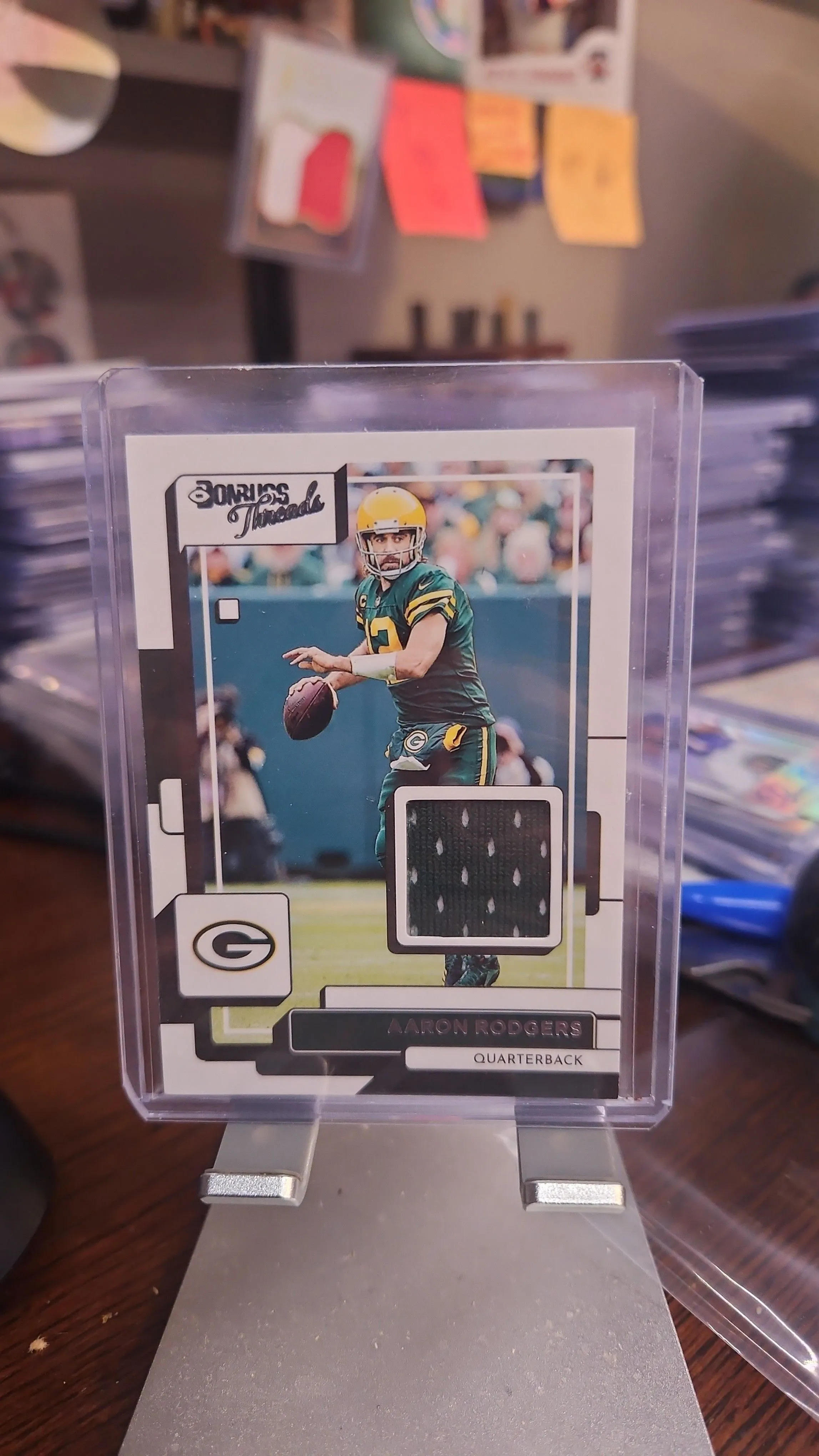 Product image for Aaron Rodgers Patch...2022 Donruss Threads..Packers