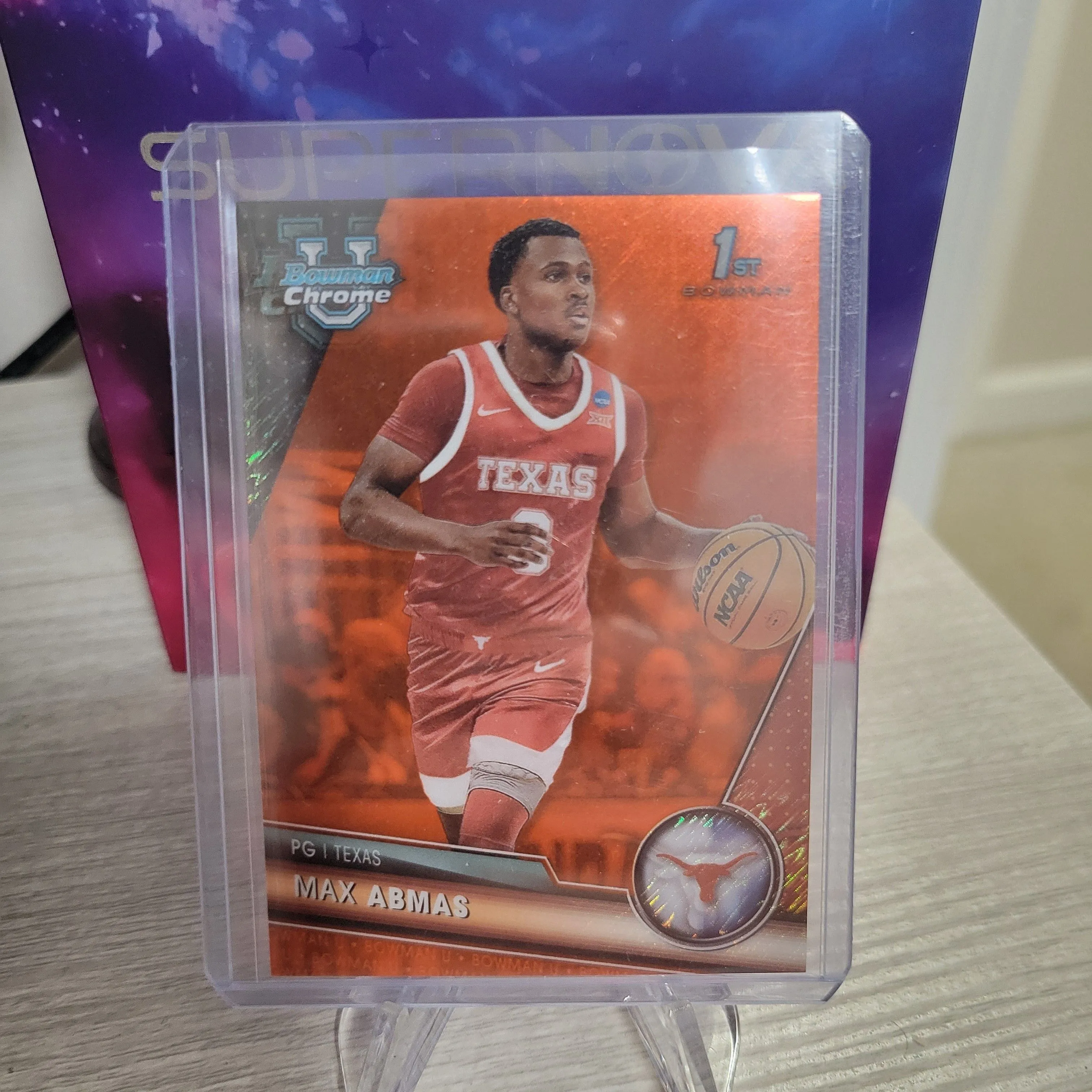 Product image for Bowman U Max Abmas Orange Color Match #/25