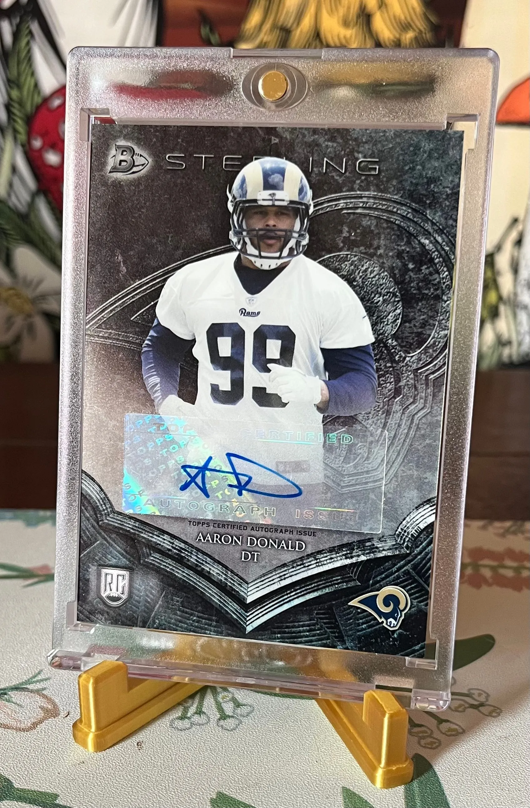 Product image for 2014 Bowman Sterling Aaron Donald Authentic Signature Autograph RC Rookie Auto
