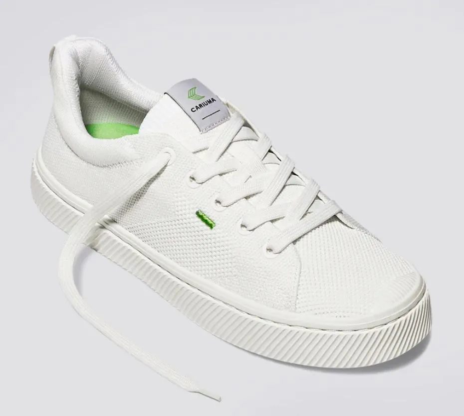 Product image for (W11.5, M10) NWOB CARIUMA OFF WHITE KNIT SNEAKER UNISEX