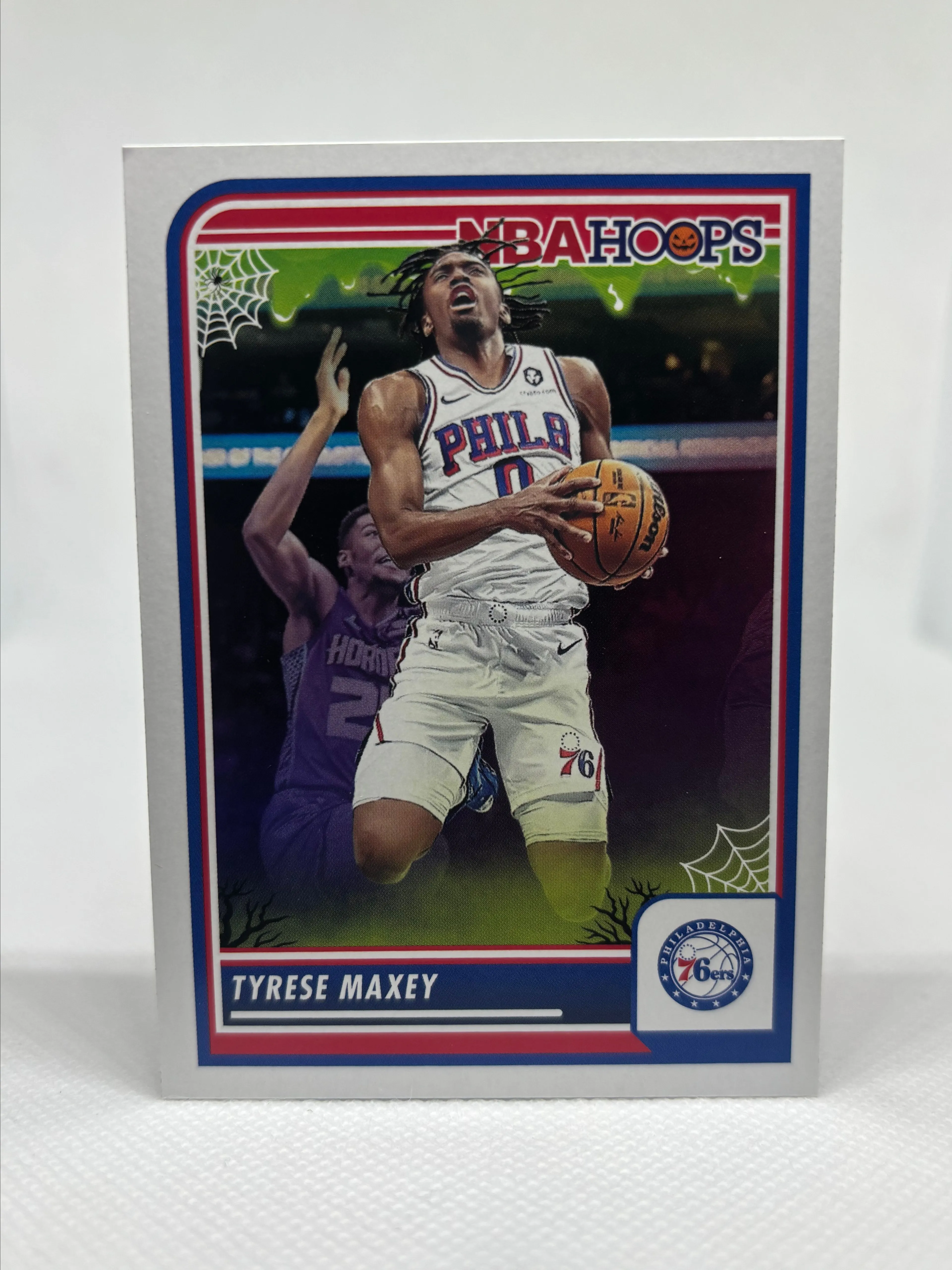 Product image for TYRESE MAXEY - Philadelphia 76ers - 144- BASKETBALL CARD - PANINI / DONRUSS 2024