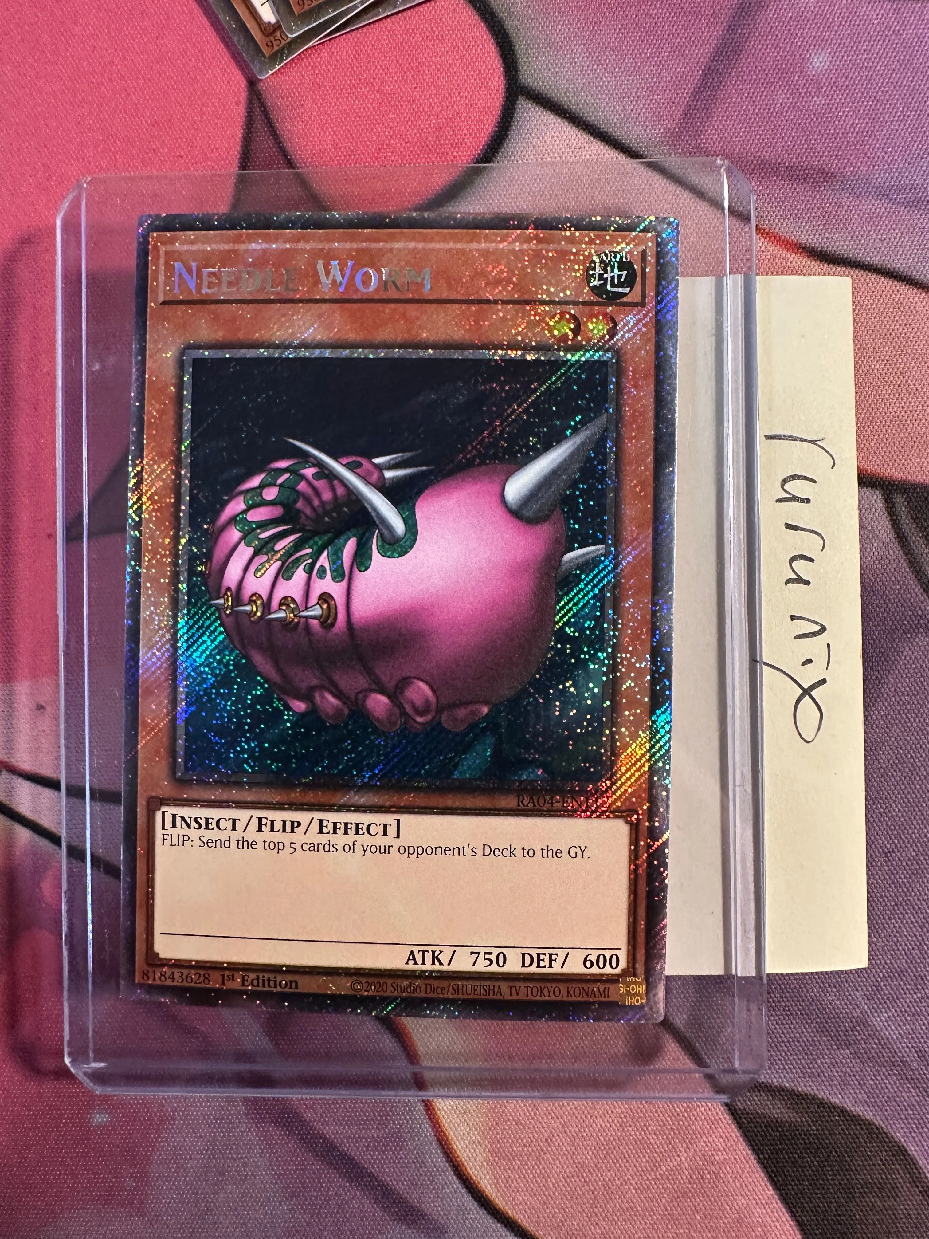 Yugioh Needle Worm (Platinum Secret Rare) RA04-EN112 - Quarter Century  Stampede  Whatnot: Shop, Sell, Connect