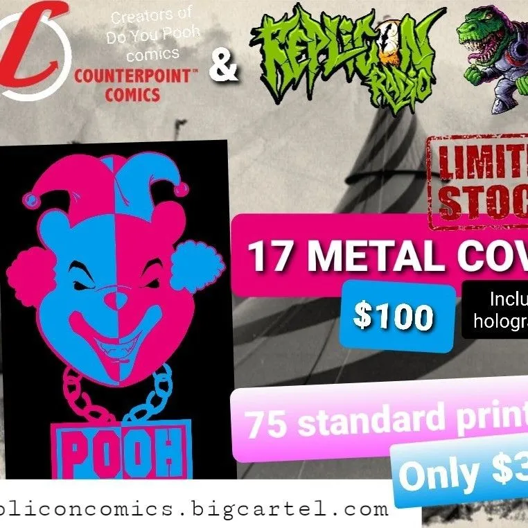Product image for POOH  Do you pooh? ICP Homage METAL  17 print run C.o.C