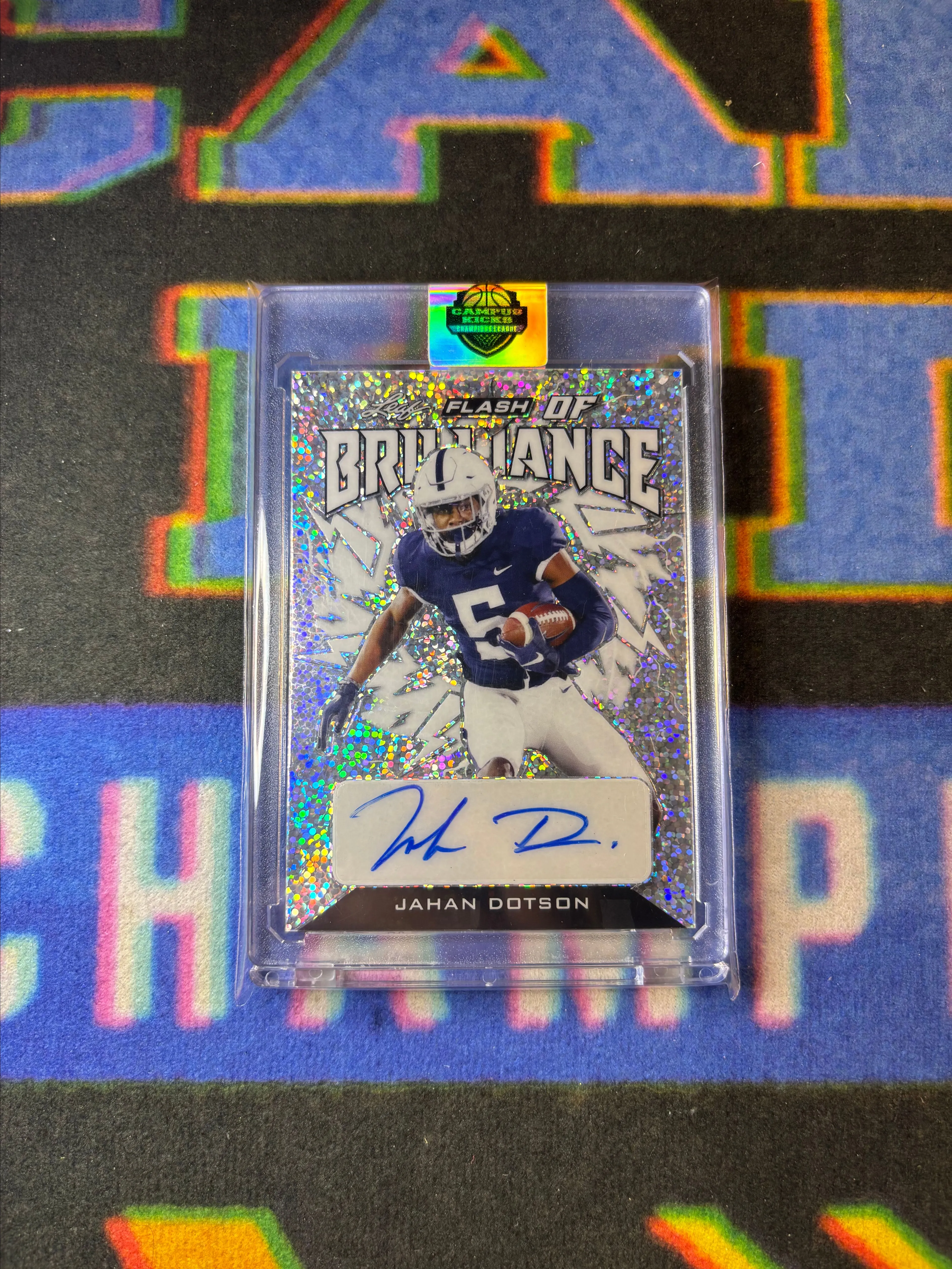 Product image for 2022 Leaf Flash of Brilliance Silver Metalized /40 Jahan Dotson RC AUTO