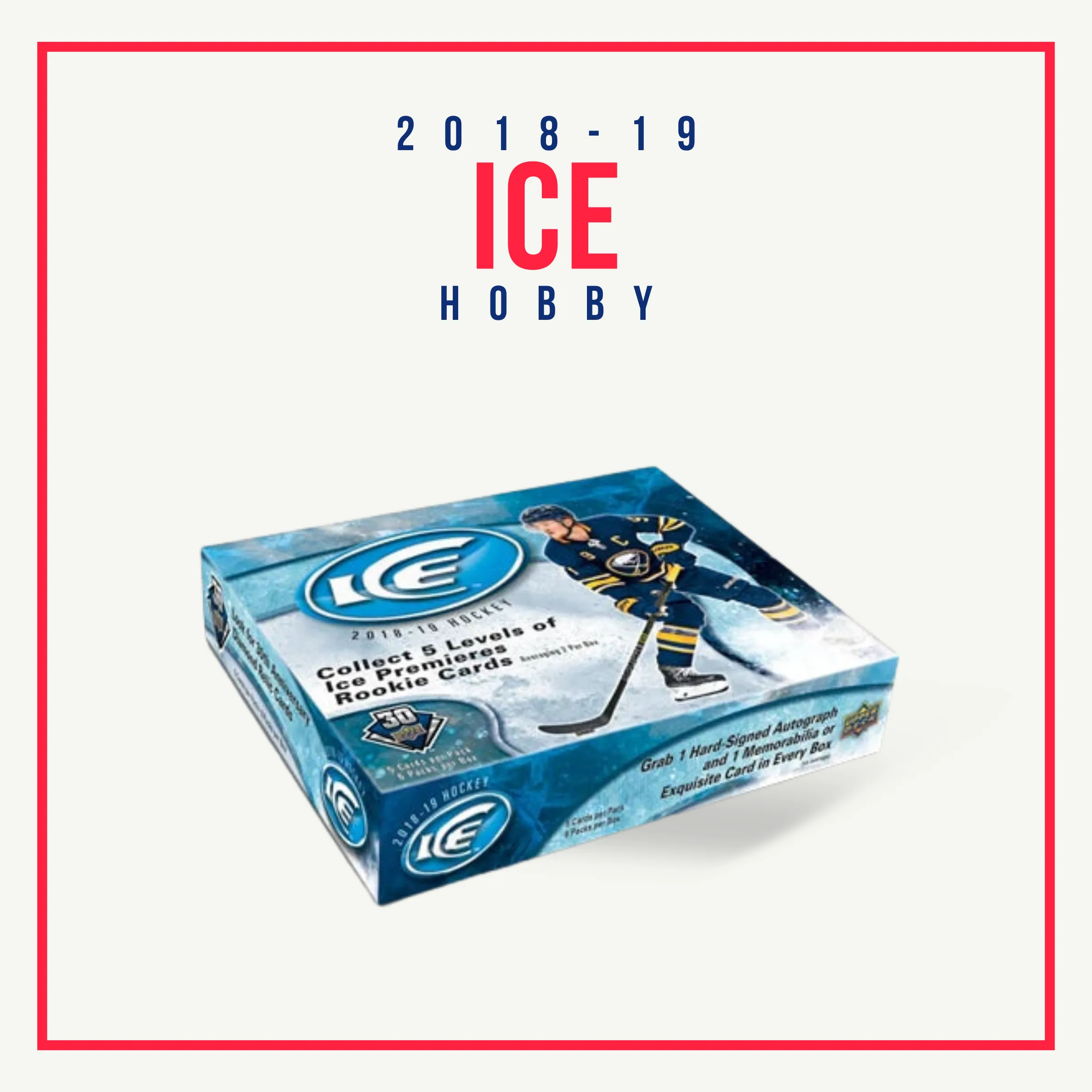 Product image for 2018-19 Upper Deck Ice Hobby Box