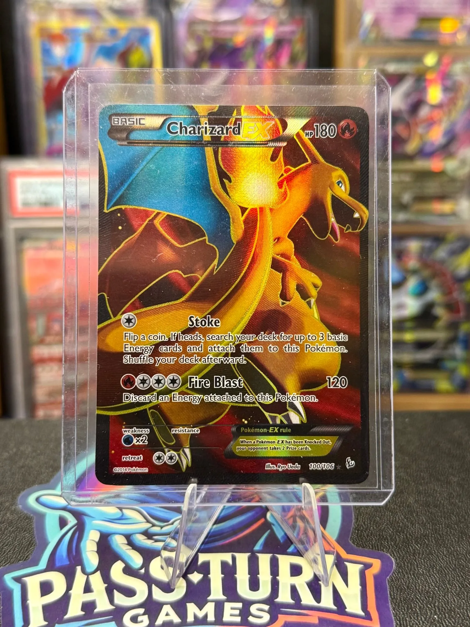 Charizard EX  #100/106  XY: Flashfire (Full Art)  NM-LP  Whatnot: Shop,  Sell, Connect