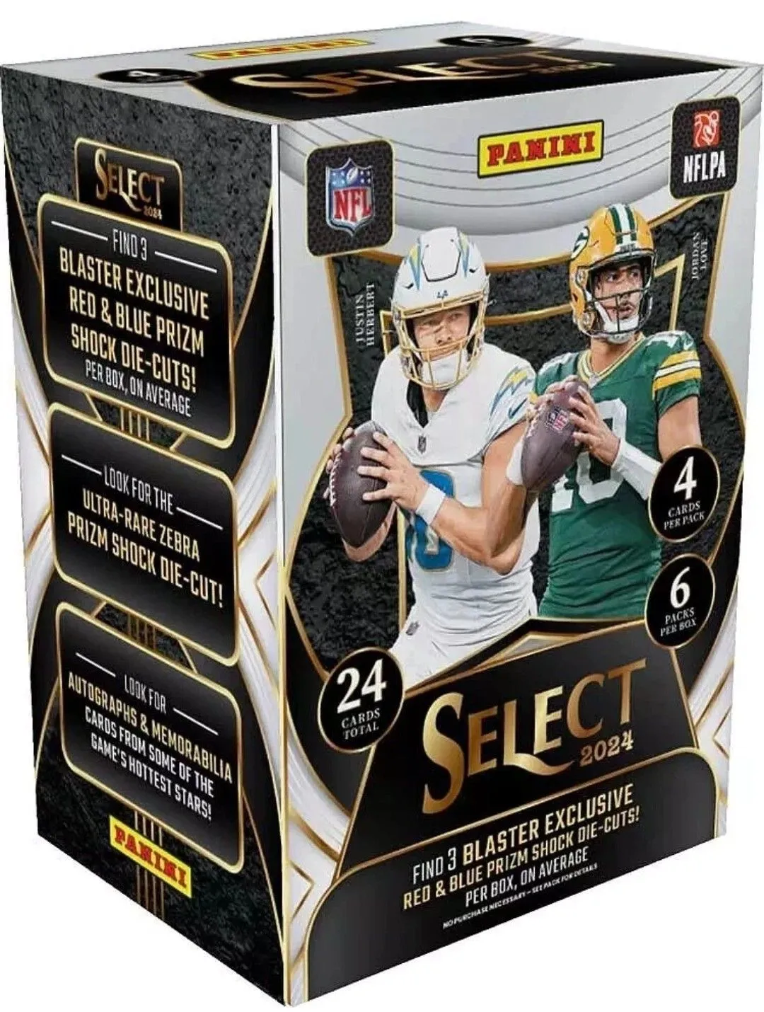 Product image for 2024 Panini NFL Select Football Trading Card Blaster Box Sealed
