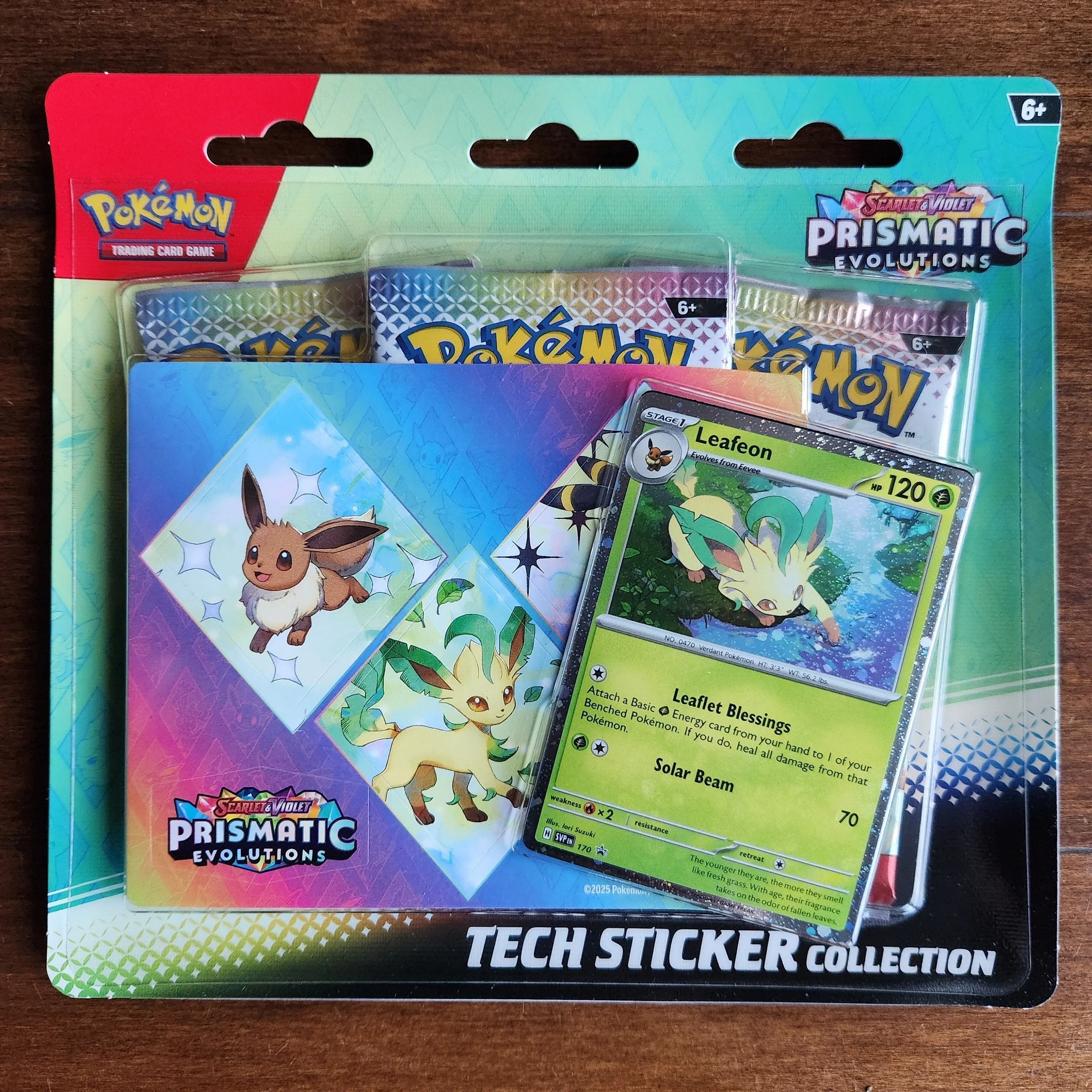 Product image for Prismatic Evolutions Tech Sticker Collection [Leafeon]