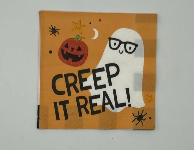 Product image for Creep it Real Holiday Napkins Set of 4 