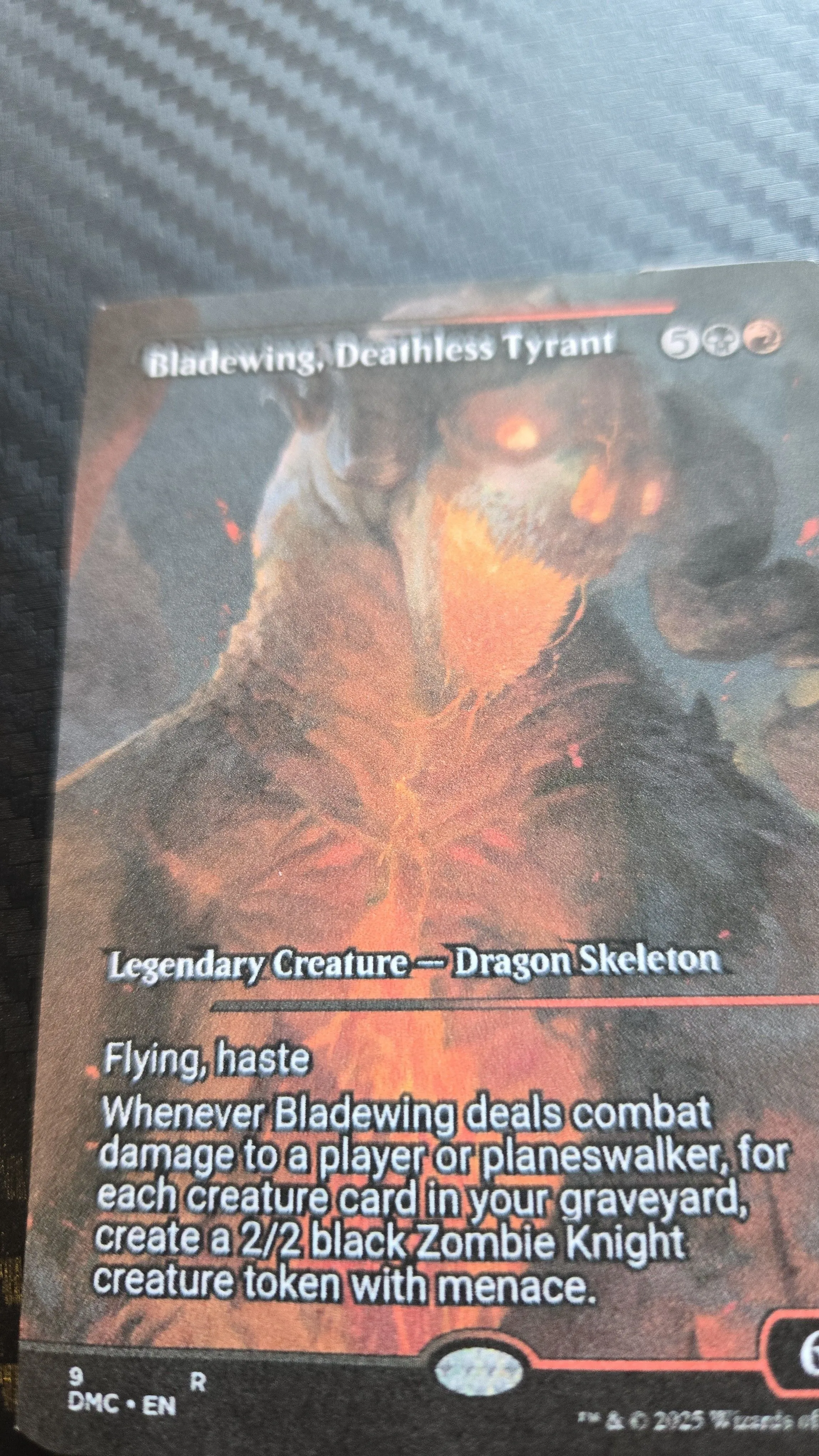 Product image for mtg Custom Alter- Bladewing  Deathless Tyrant showcase 
