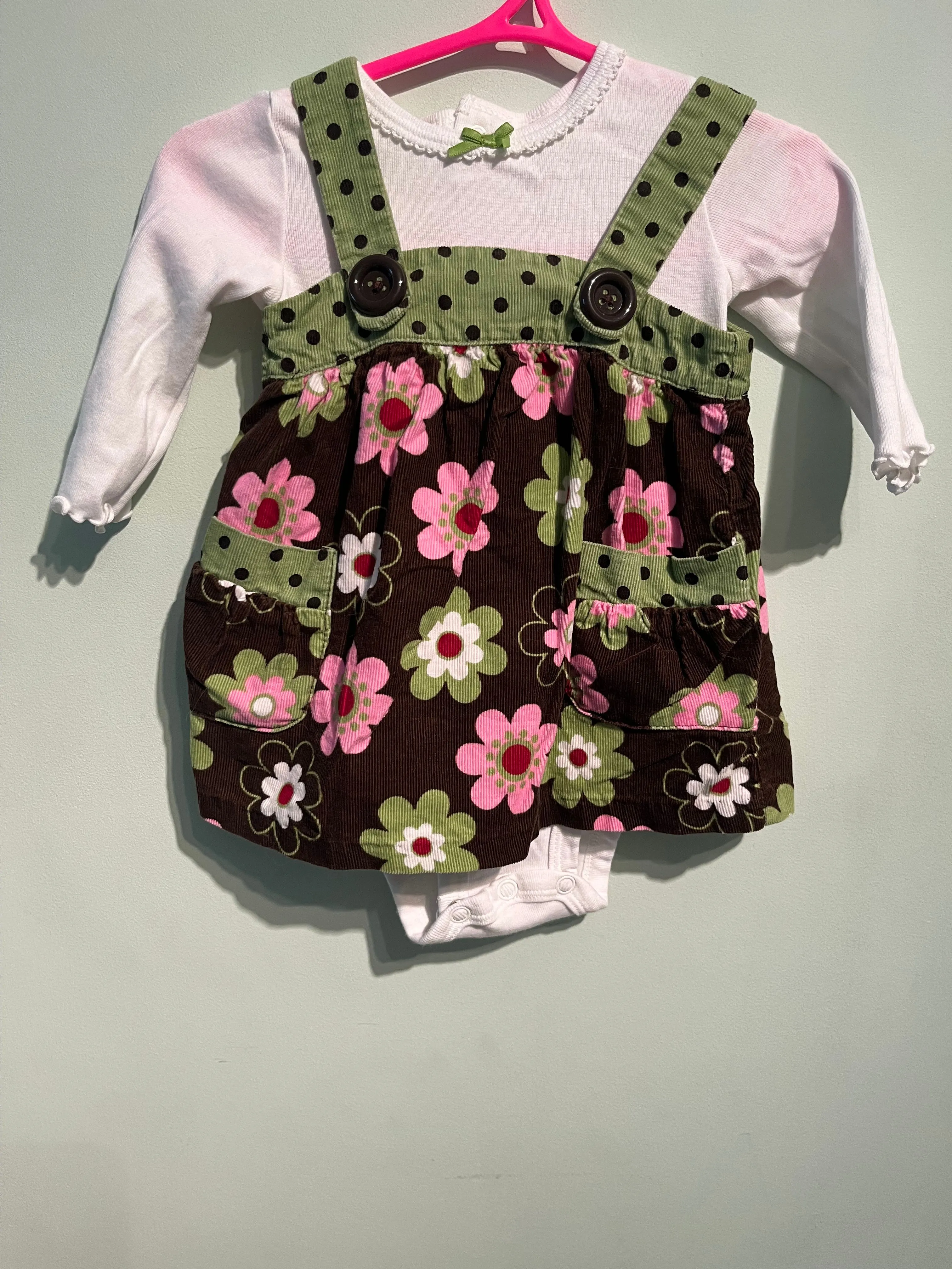 Product image for 0-3 m Bonnie baby dress carters onesie