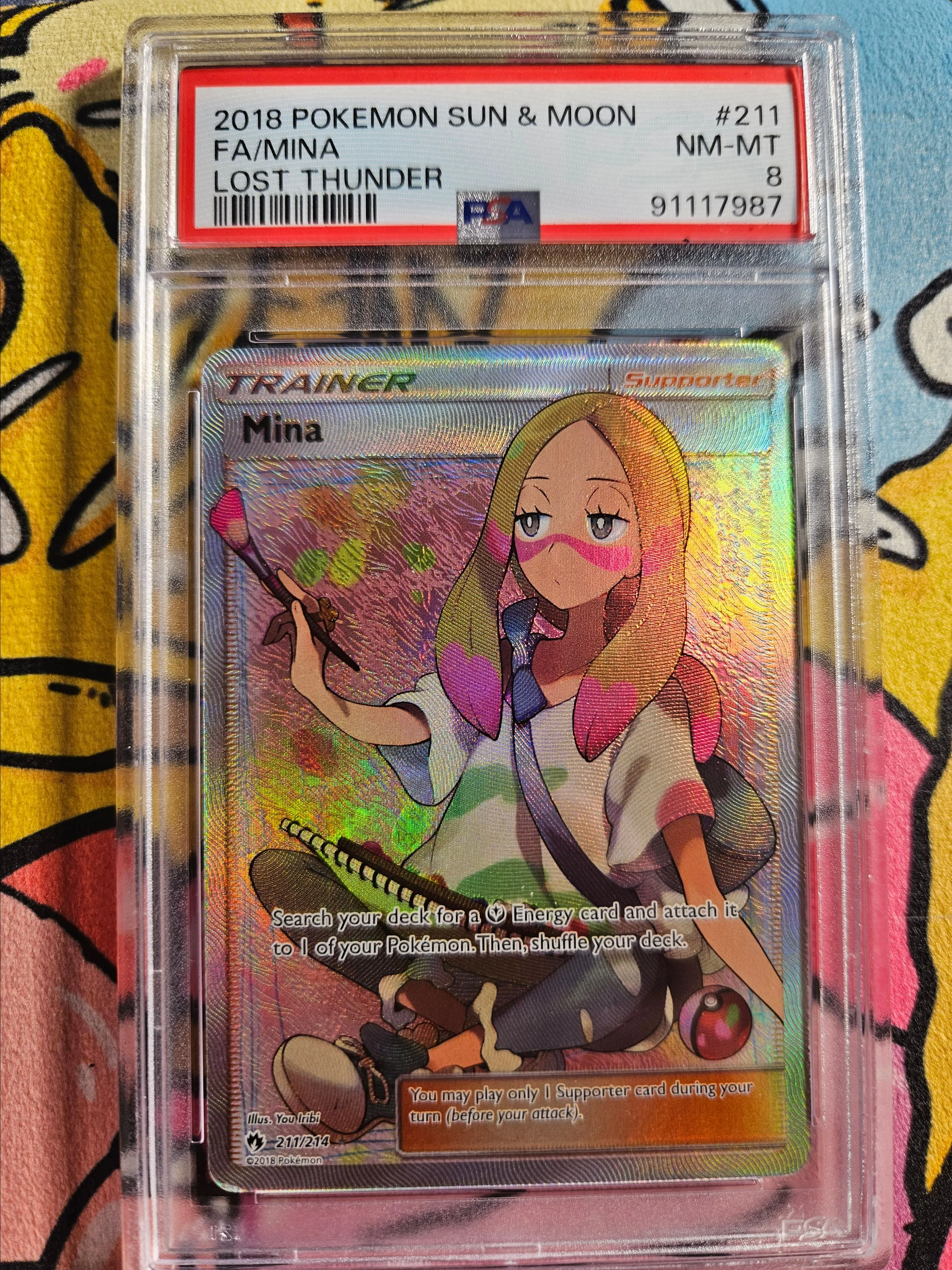 mina pokemon card CGC 9.5 Japanese Mina Full Art Trainer (Graded Card) – Phurion
