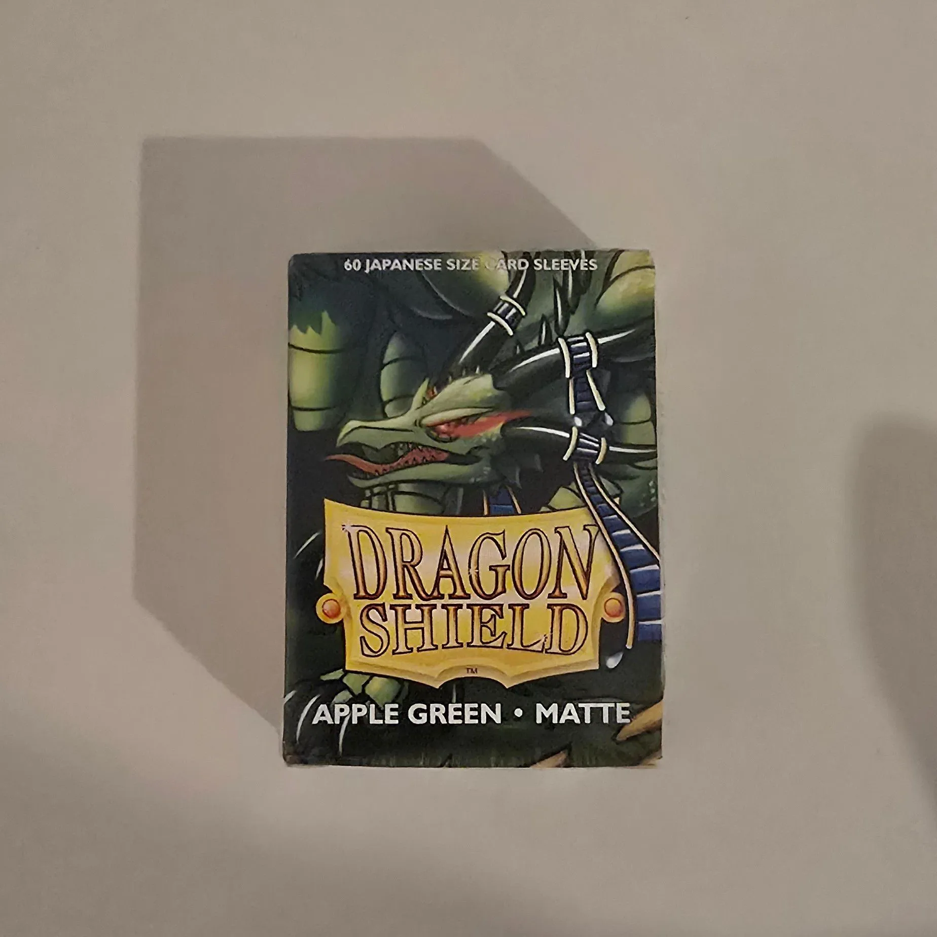 Product image for Dragon Shield Matte Japanese 60 count sleeves apple green