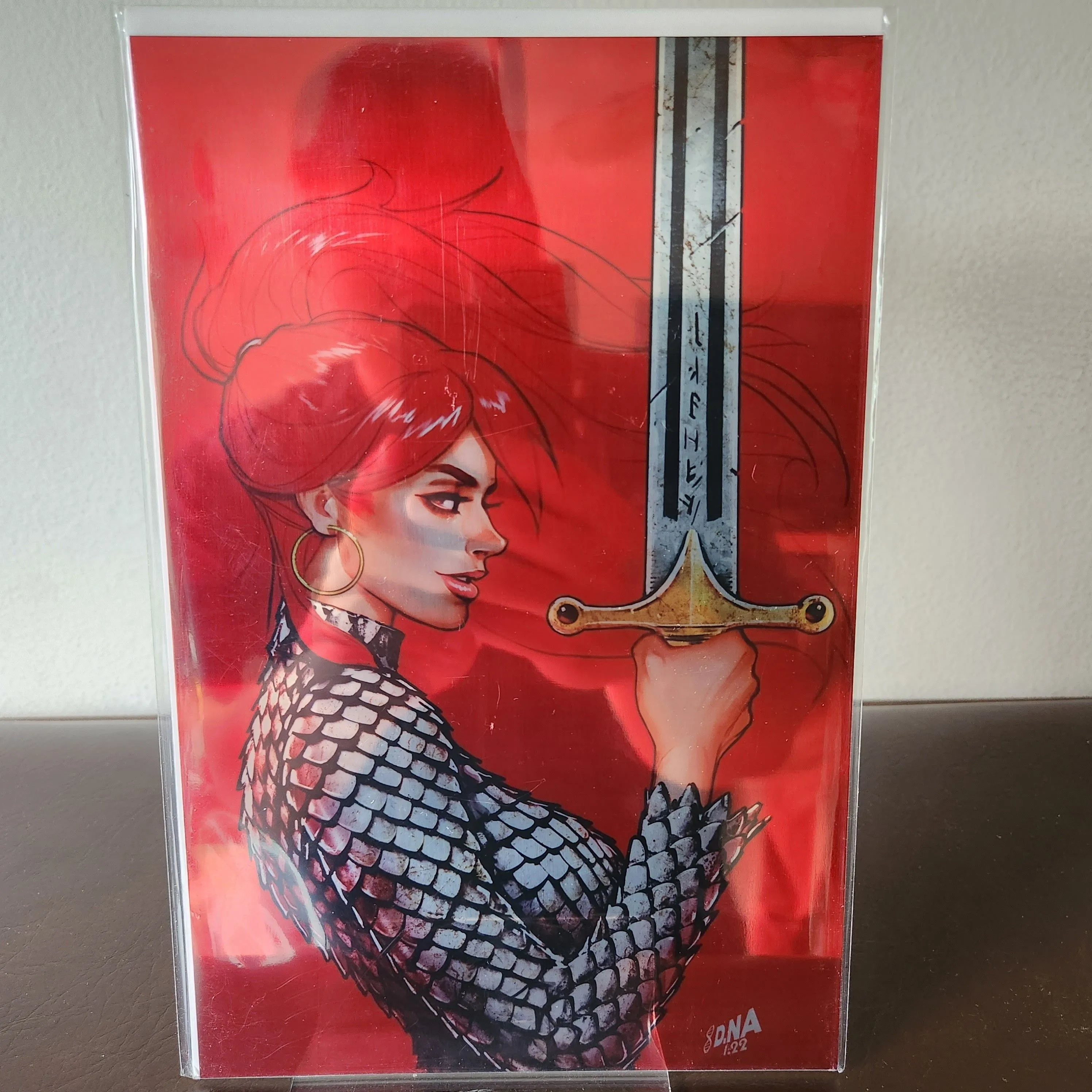 Product image for NAKAYAMA DNA Immortal Red Sonja #2 METAL Unknown Comics Exclusive