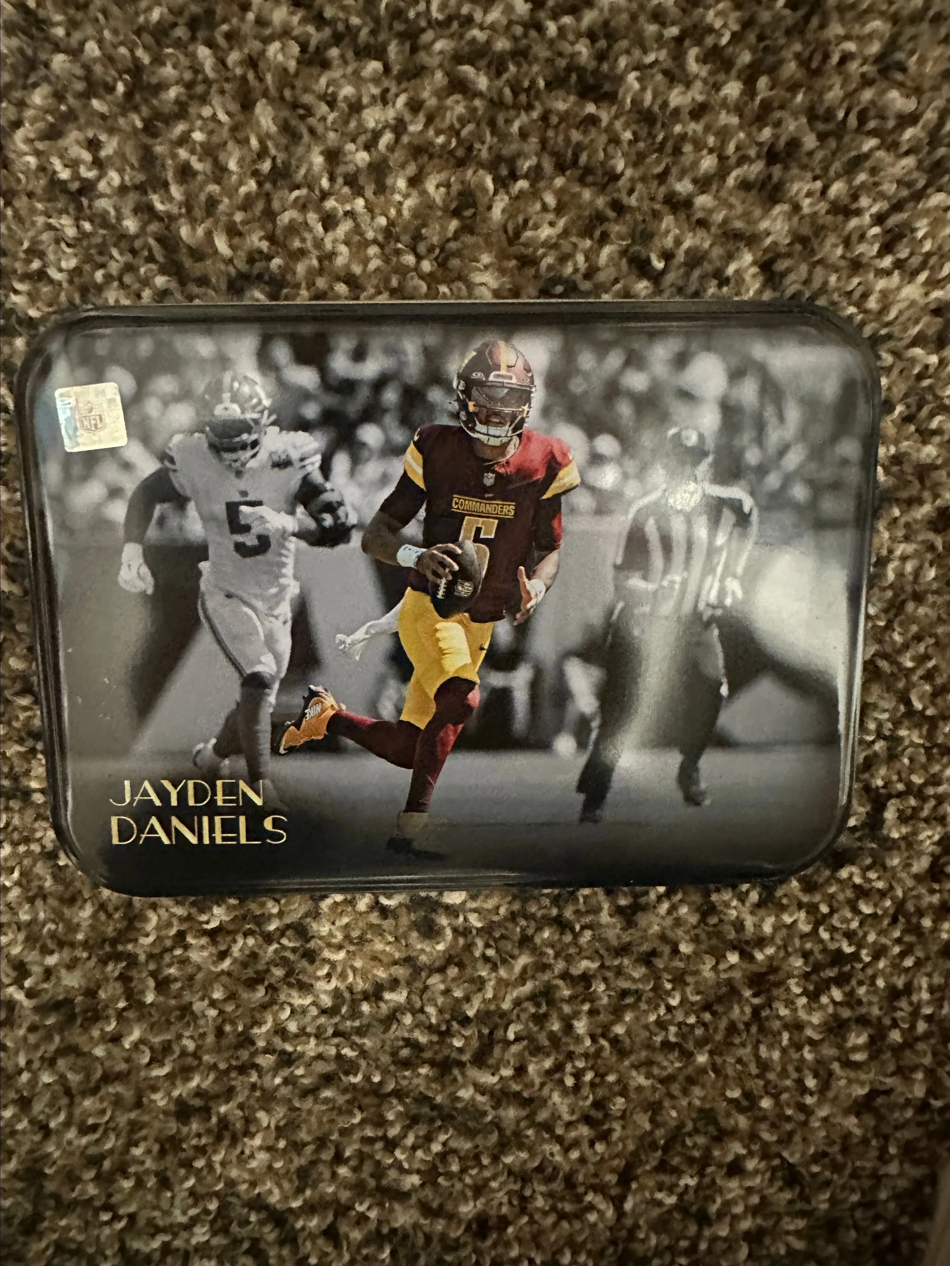 Product image for Jayden Daniels empty tin