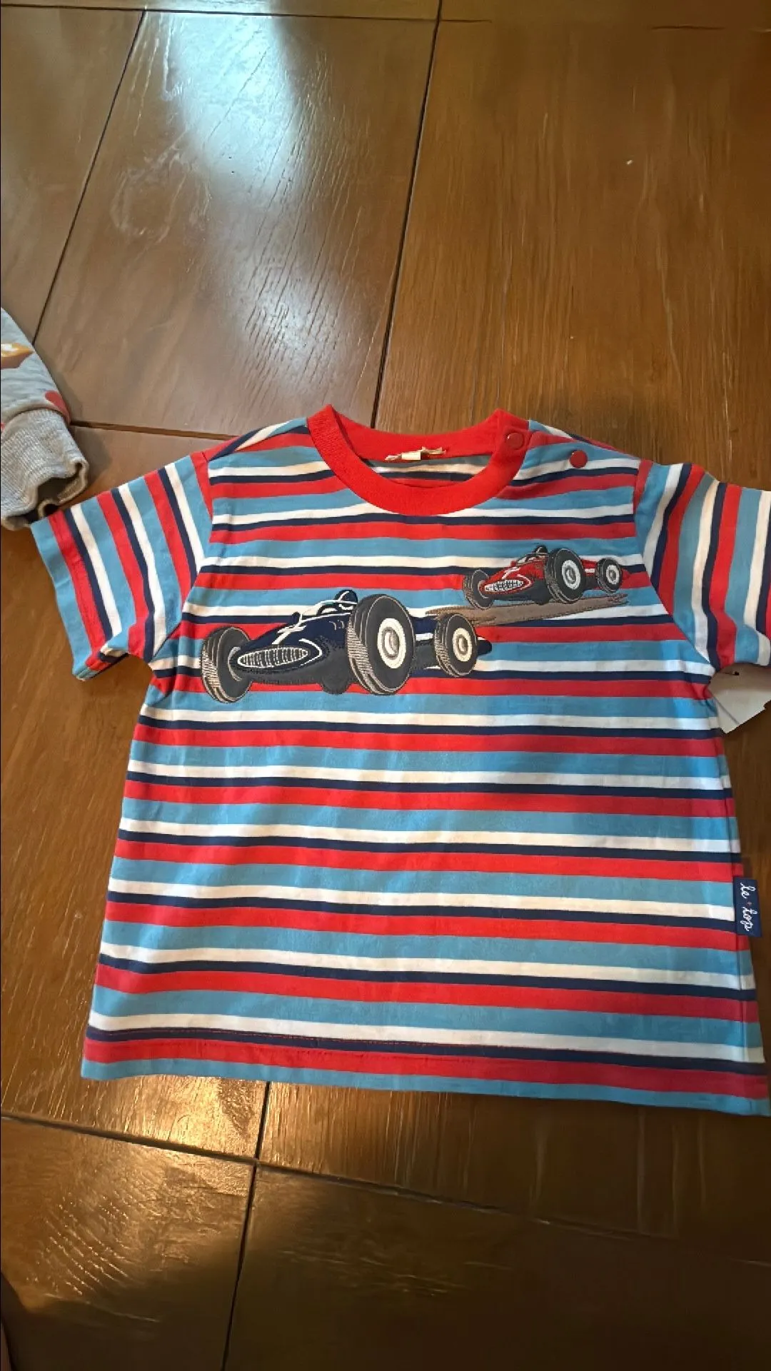Product image for Le-Top NWT appliqué race car 12m