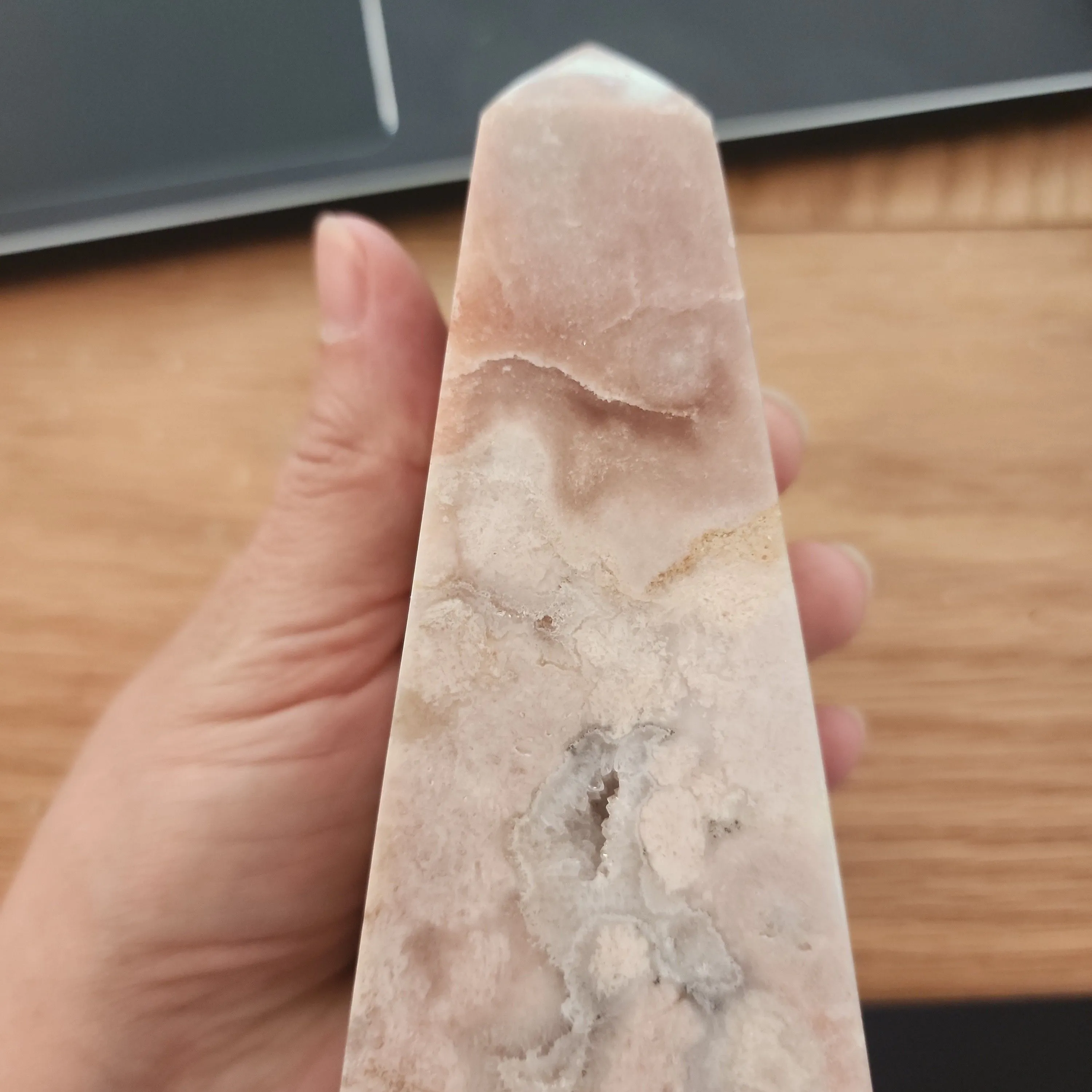 Product image for Pink Amethyst Obelisk C
