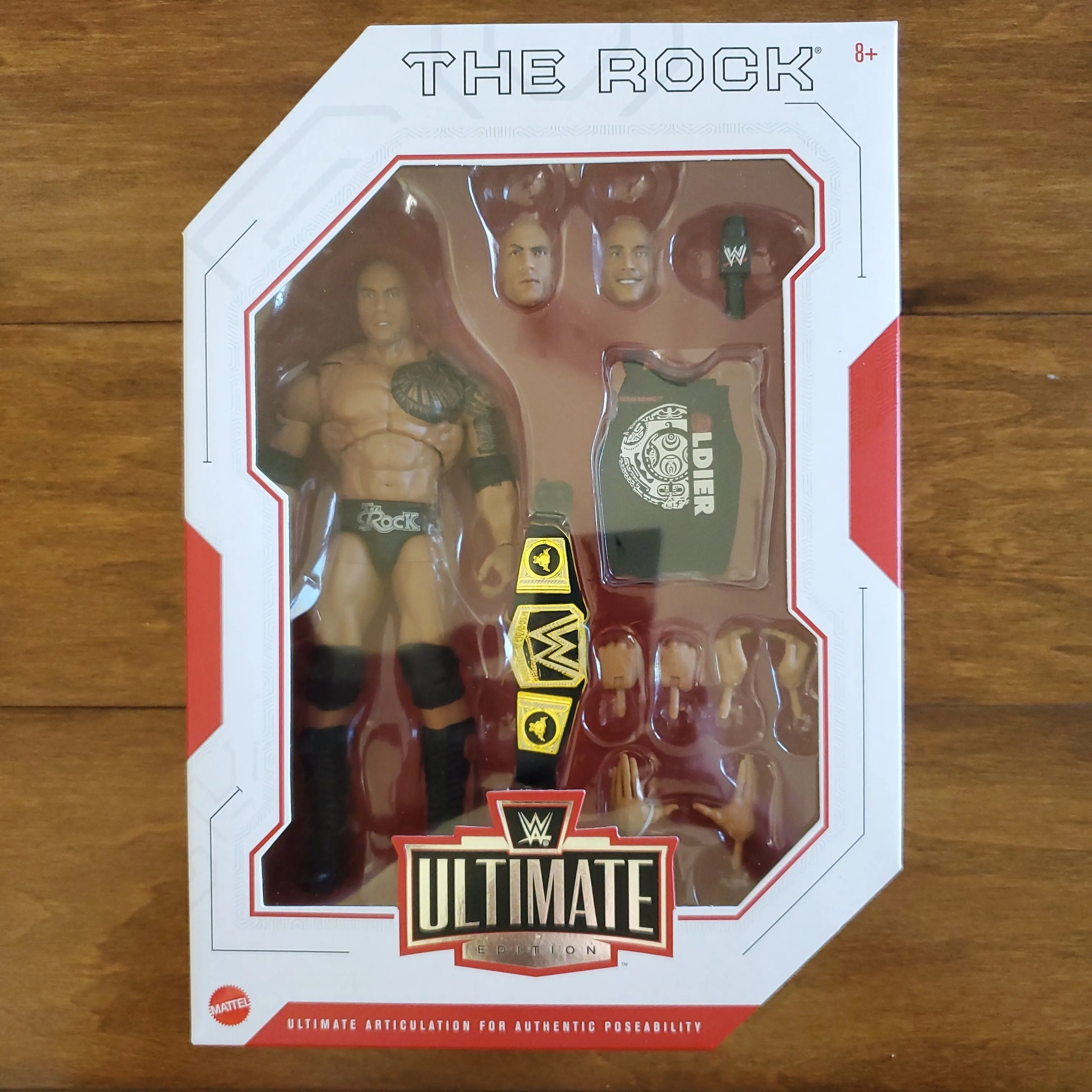 Product image for WWE Ultimate Edition The Rock Action Figure FINAL BOSS