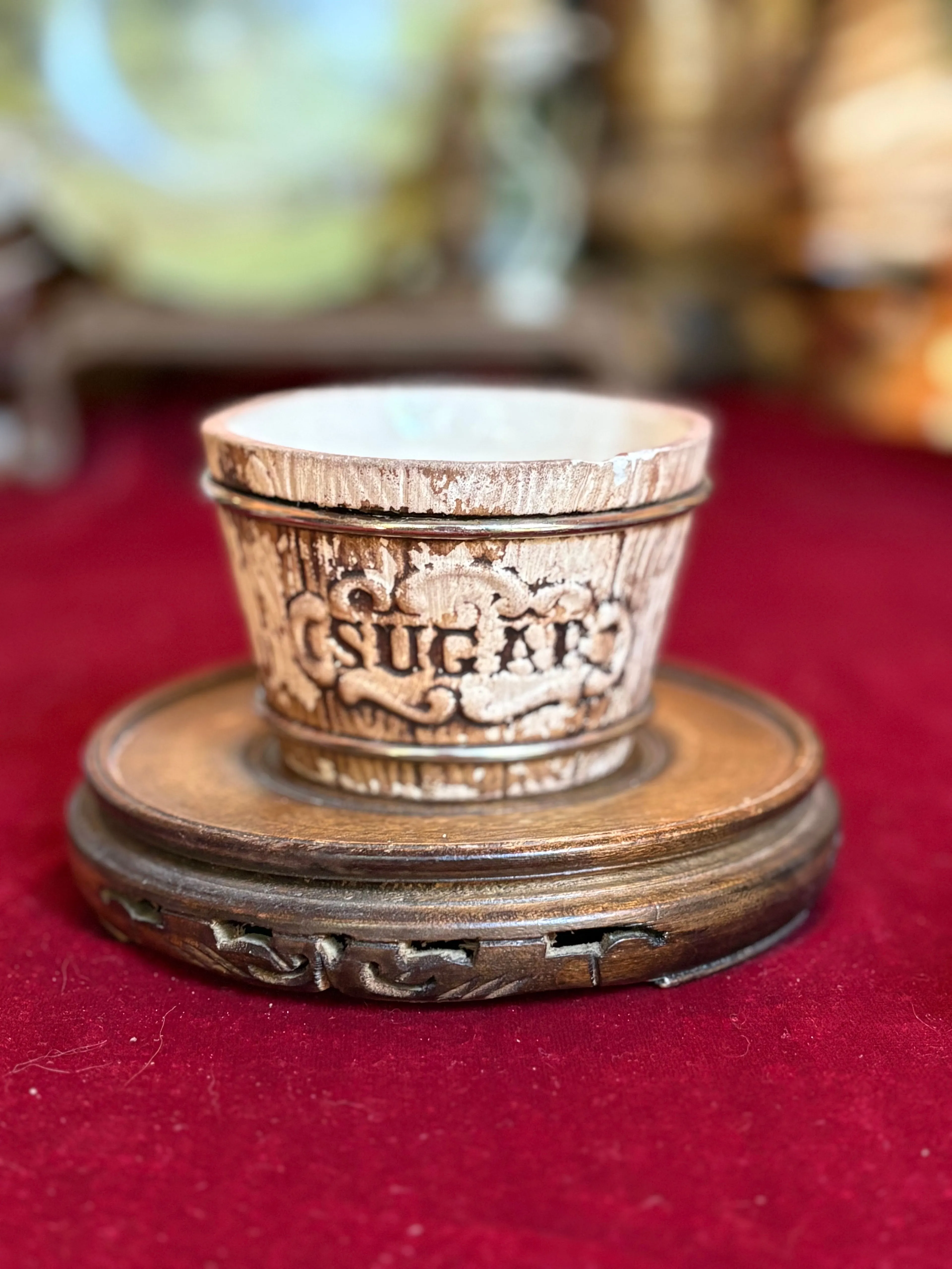 Product image for 498 Vintage "Sugar" Ceramic Bowl