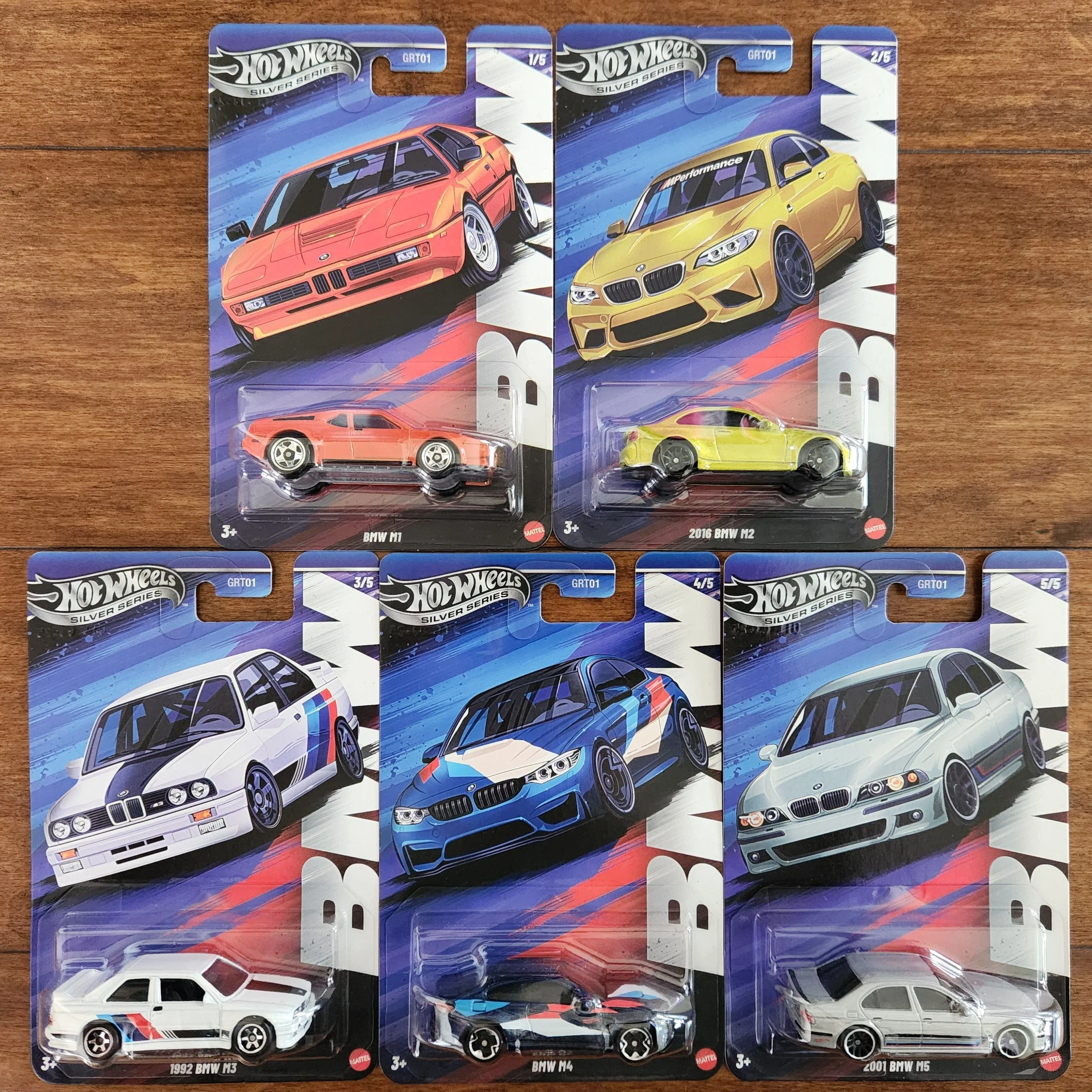 Product image for Hot Wheels Silver Series BMW M Set